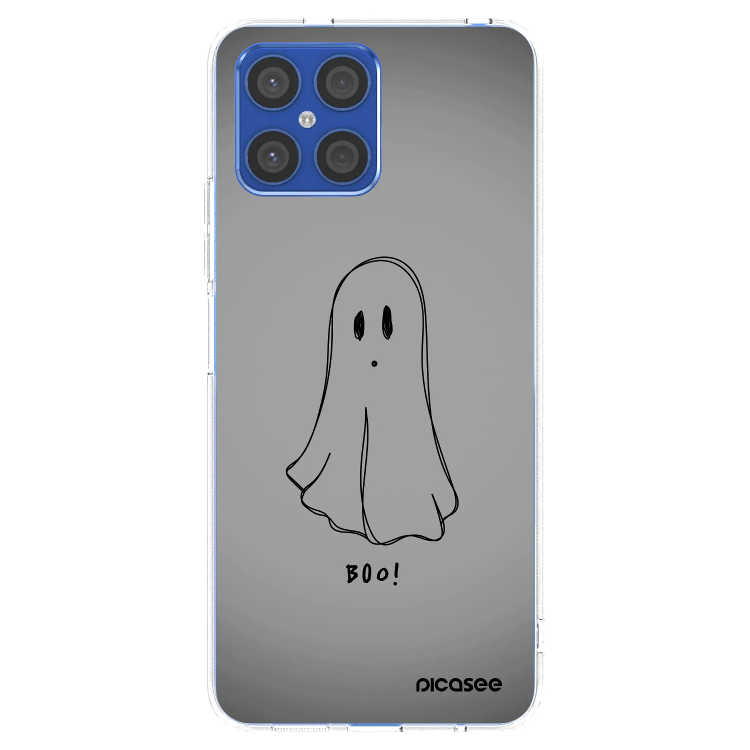 Picasee Honor X8 4G Hülle - Transparentes Silikon - Ghost