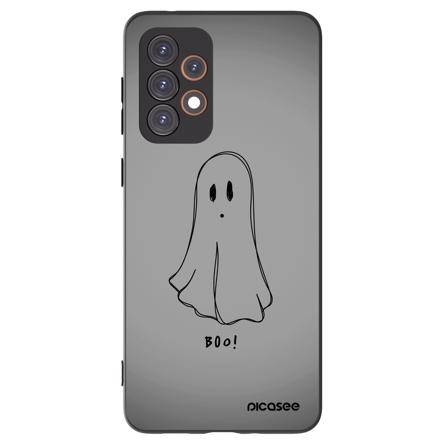 Picasee Samsung Galaxy A33 5G A336 Hülle - Schwarzes Silikon - Ghost