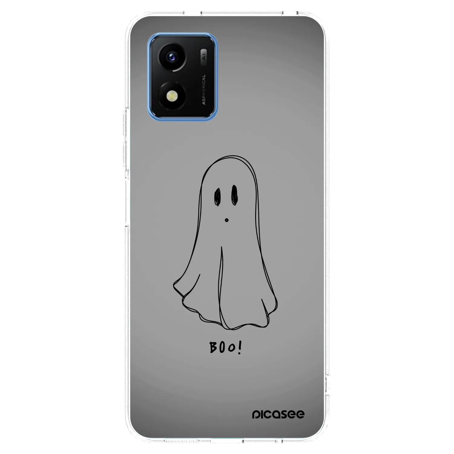 Picasee Vivo Y01 Hülle - Transparentes Silikon - Ghost