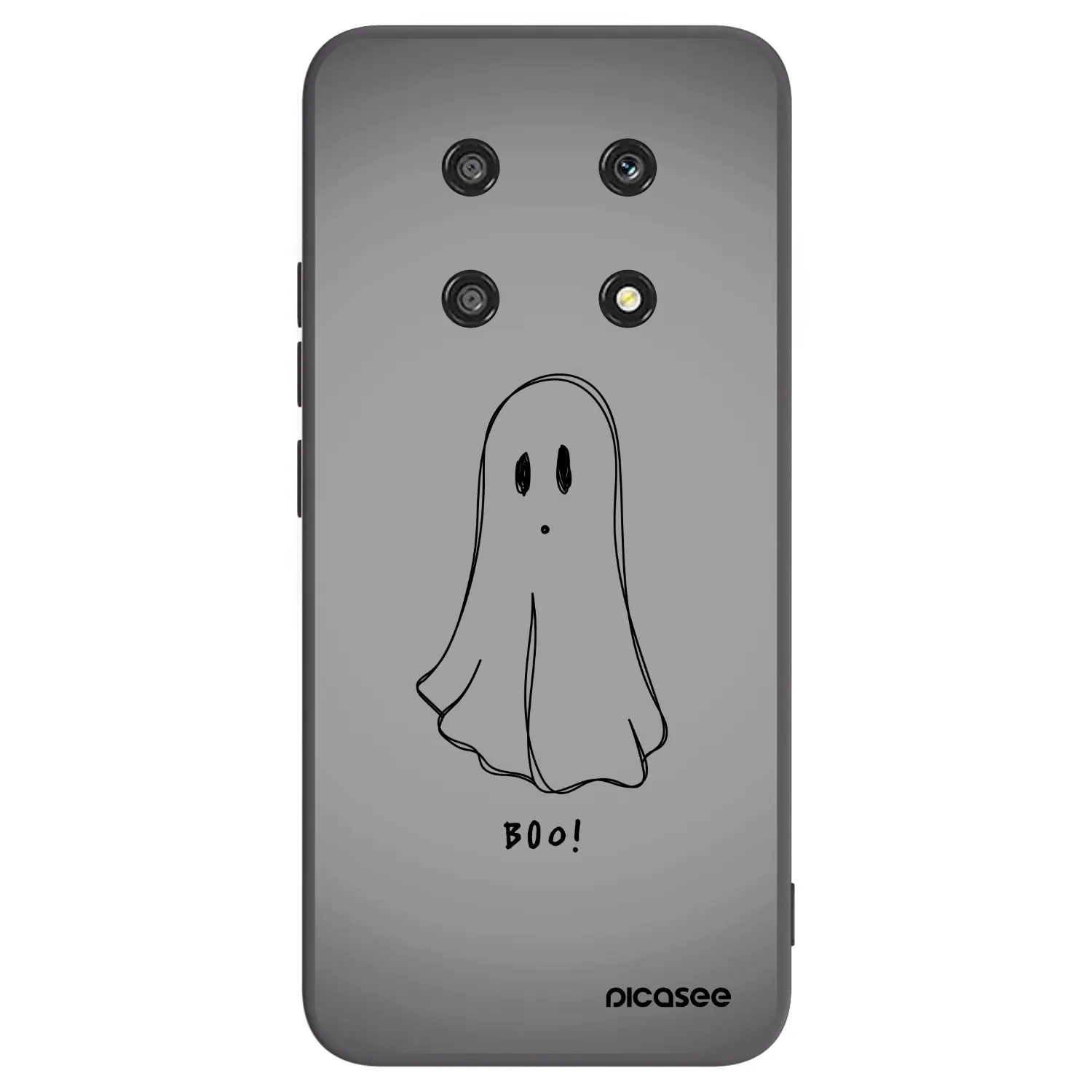 Picasee Honor Magic4 Lite 5G Hülle - Schwarzes Silikon - Ghost