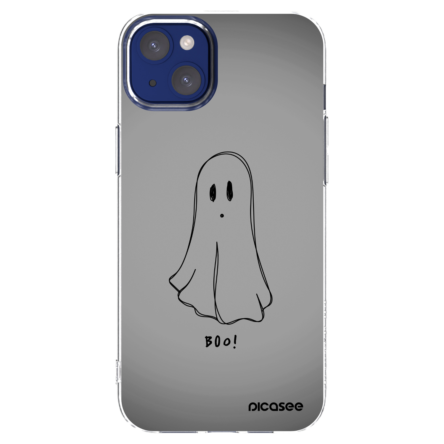 Picasee Apple iPhone 14 Plus Hülle - Transparentes Silikon - Ghost
