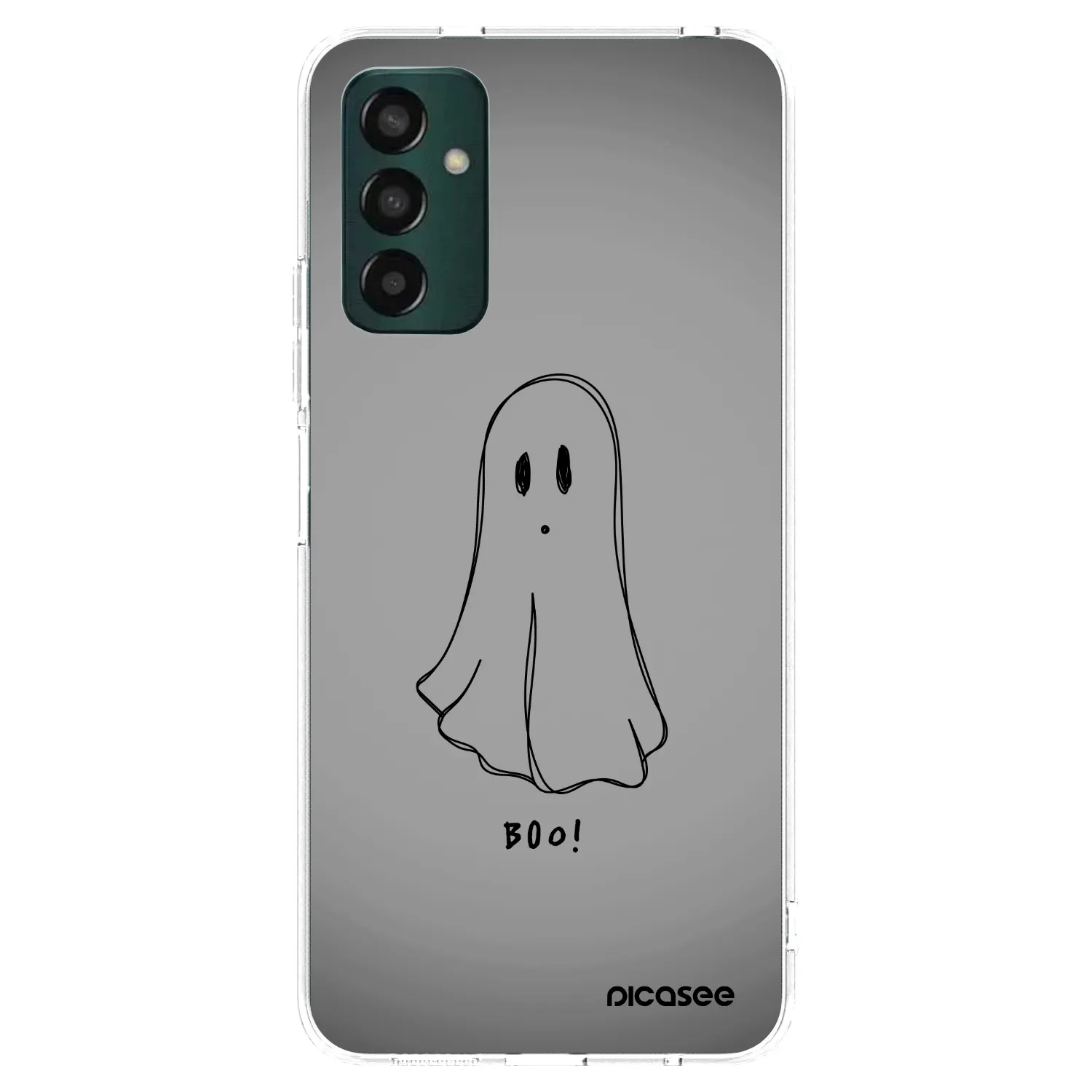 Picasee Samsung Galaxy M13 M135F Hülle - Transparentes Silikon - Ghost