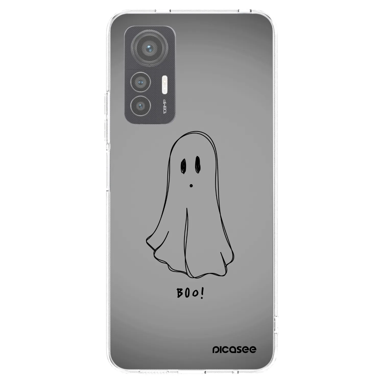 Picasee Xiaomi 12 Lite Hülle - Transparentes Silikon - Ghost