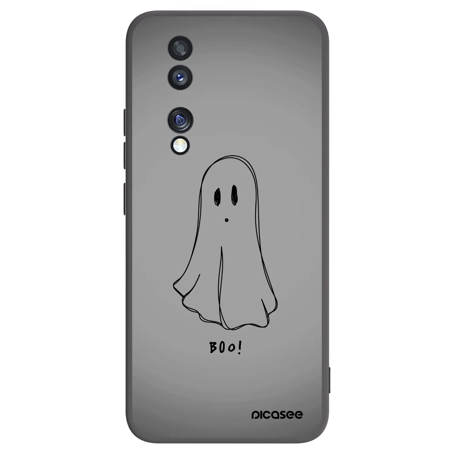 Picasee Honor 70 Hülle - Schwarzes Silikon - Ghost