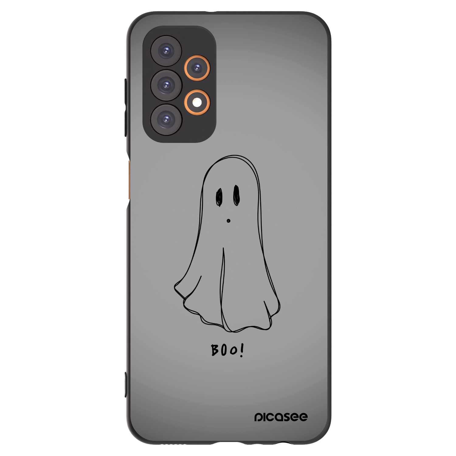 Picasee Samsung Galaxy A23 A236B 5G Hülle - Schwarzes Silikon - Ghost