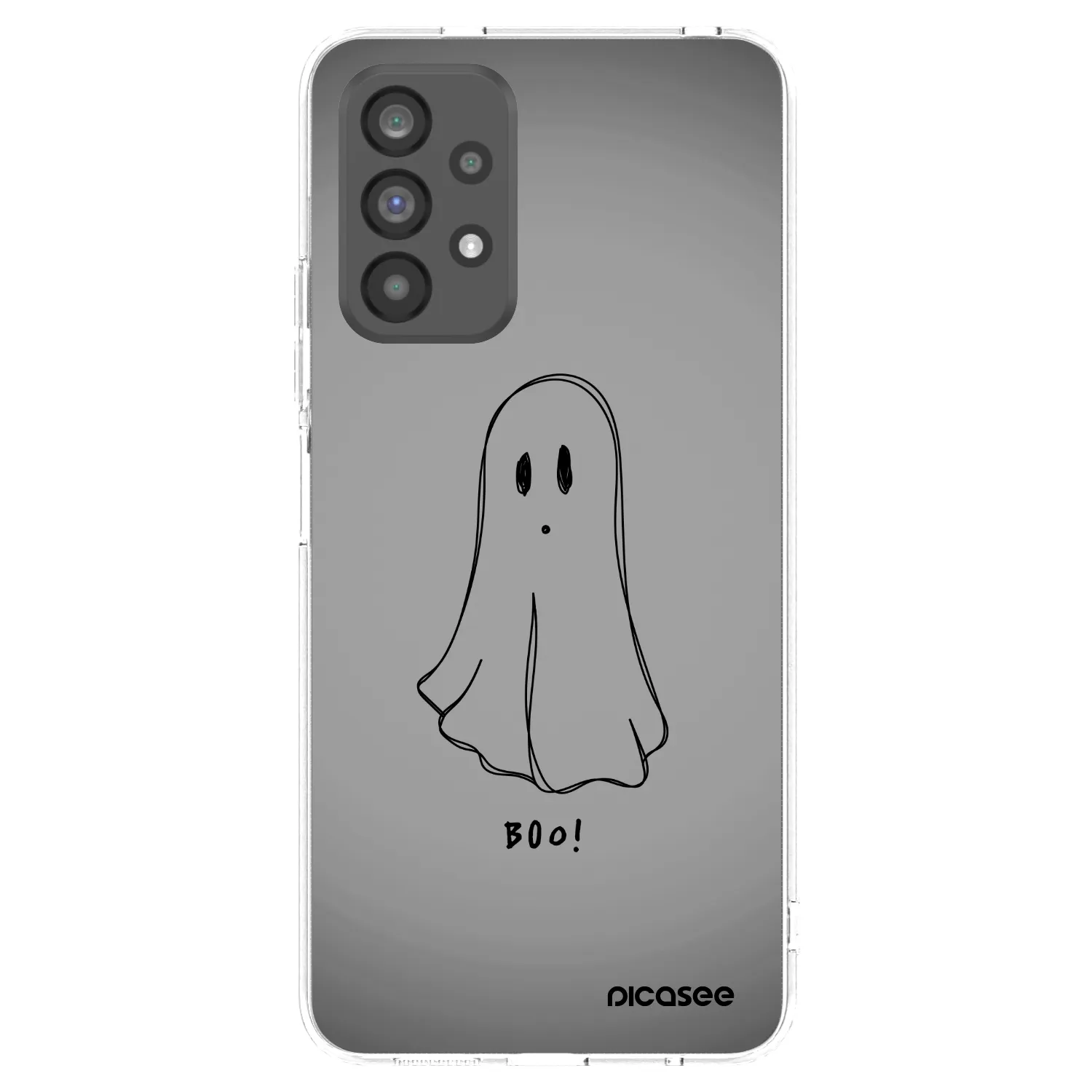 Picasee Samsung Galaxy A73 5G Hülle - Transparentes Silikon - Ghost