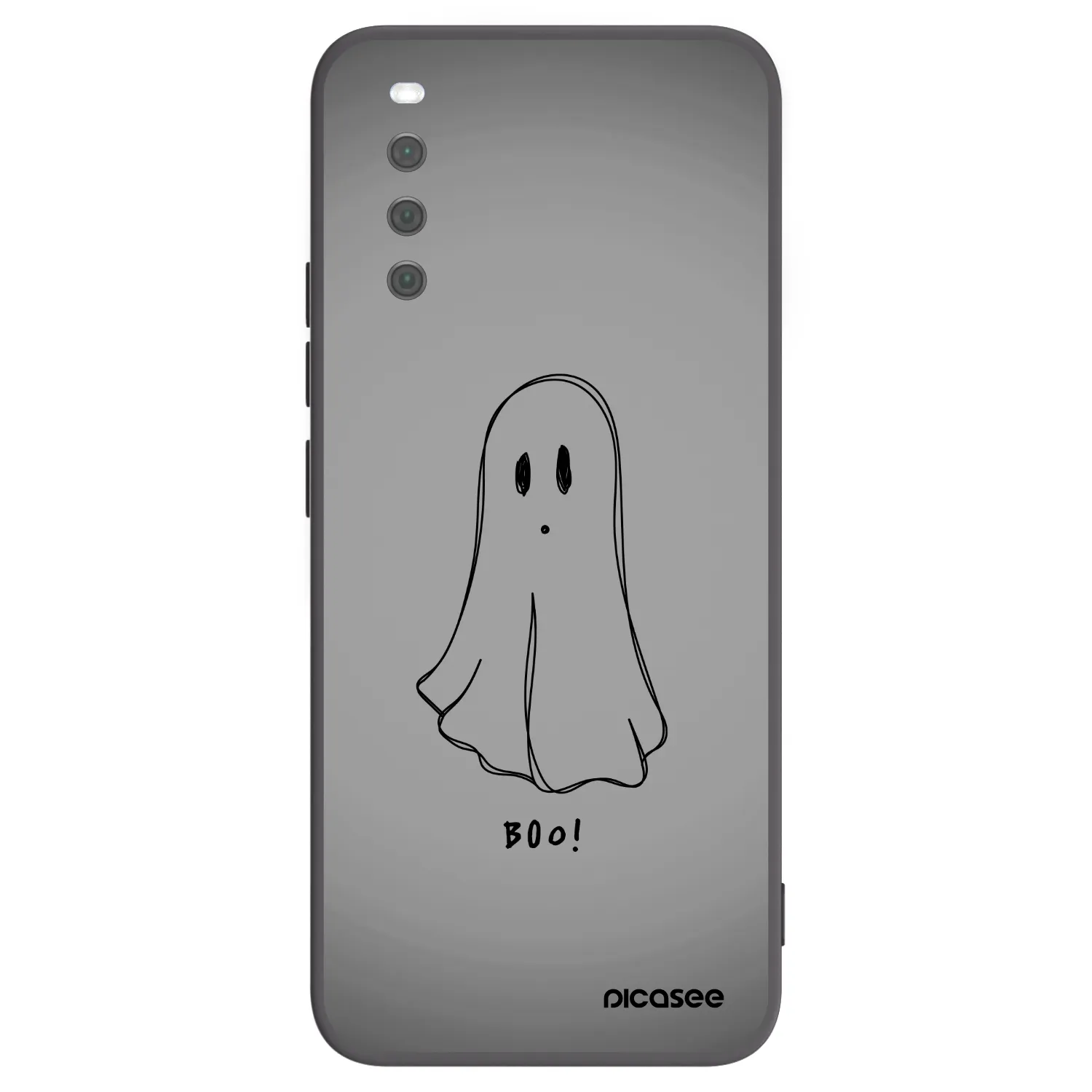 Picasee Sony Xperia 10 III Hülle - Schwarzes Silikon - Ghost