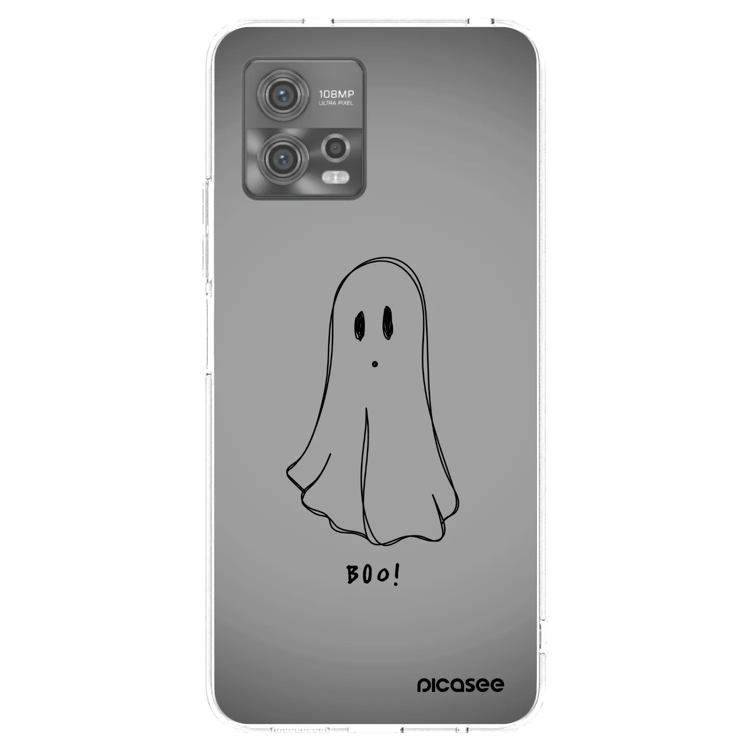 Picasee Motorola Moto G72 Hülle - Transparentes Silikon - Ghost