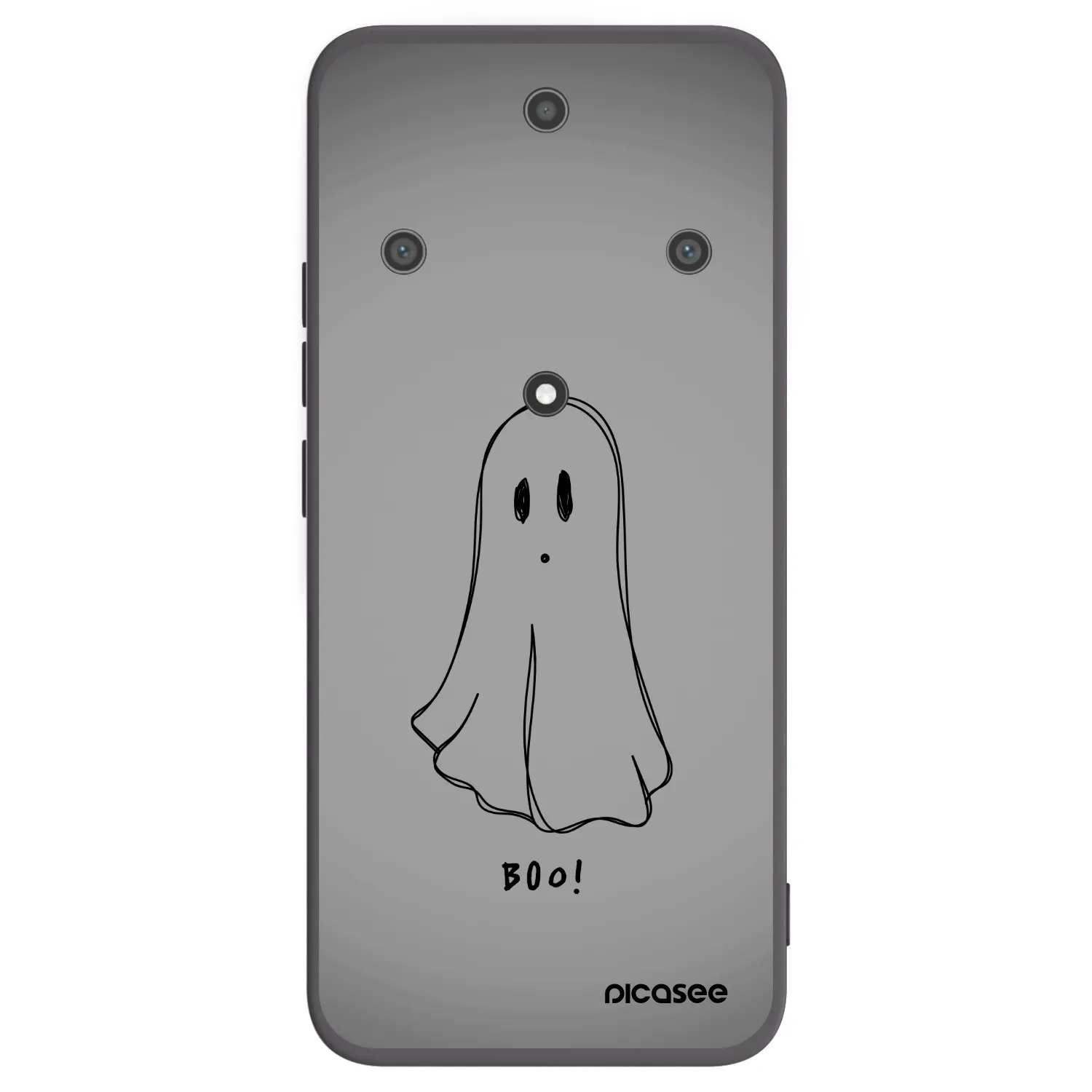 Picasee Honor Magic5 Lite 5G Hülle - Schwarzes Silikon - Ghost
