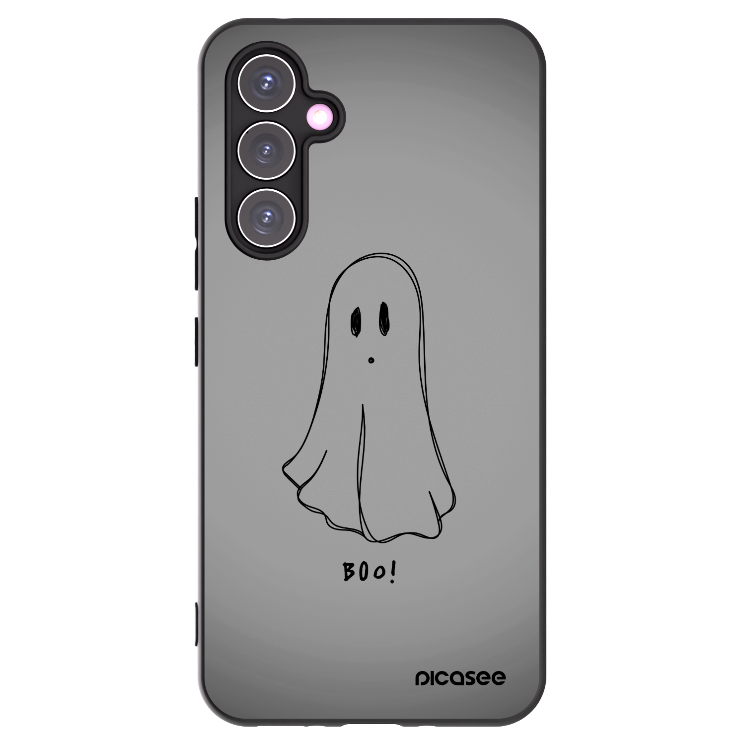 Picasee Samsung Galaxy A54 5G A546B Hülle - Schwarzes Silikon - Ghost