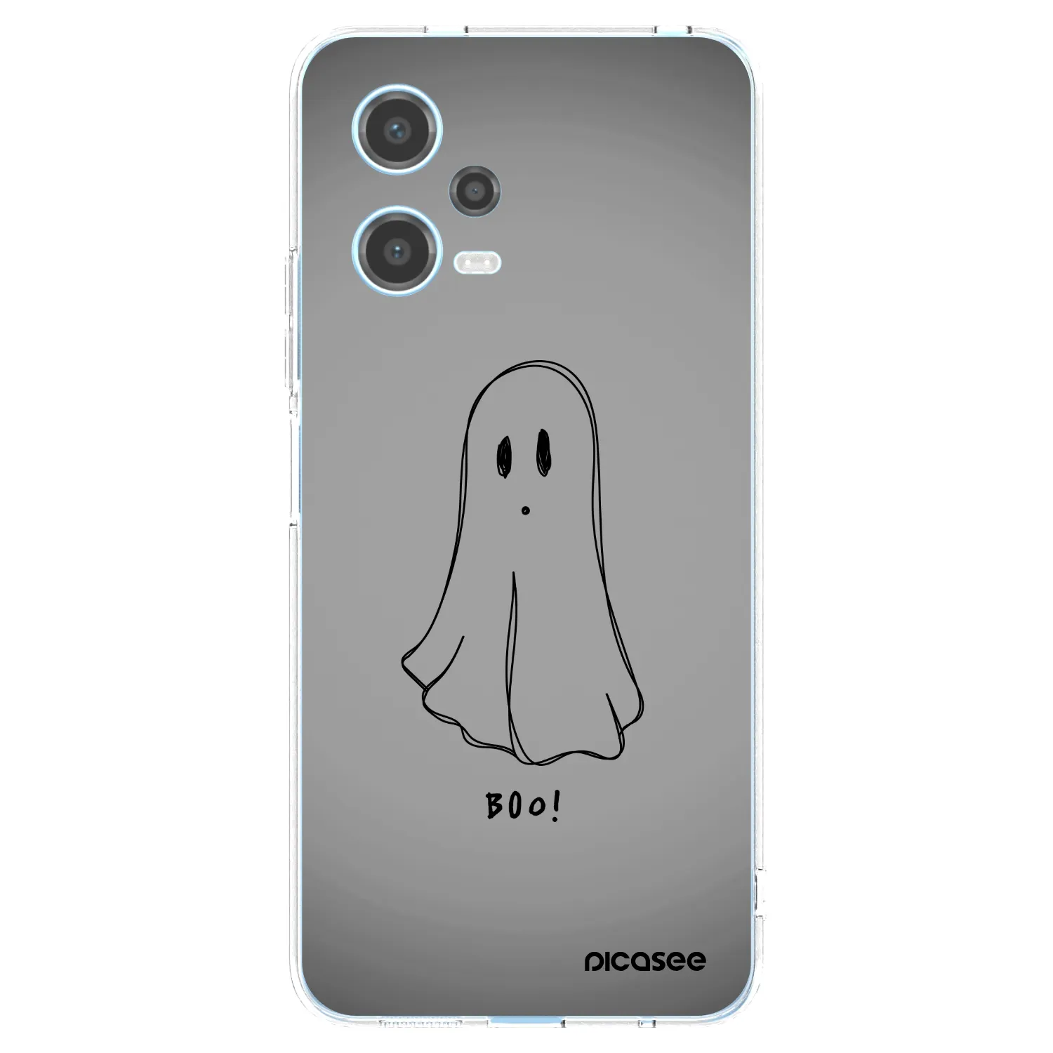 Picasee Xiaomi Redmi Note 12 5G Hülle - Transparentes Silikon - Ghost