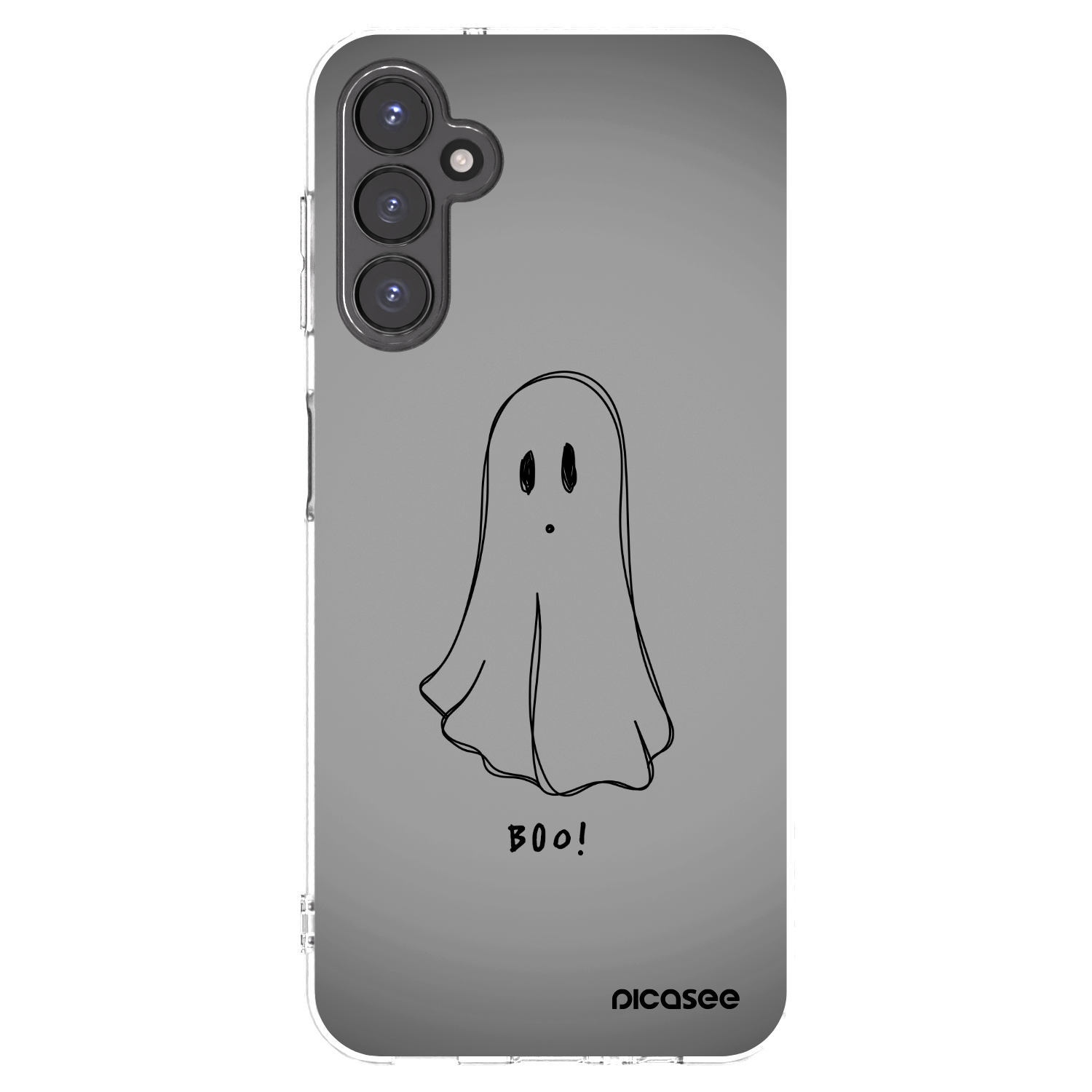 Picasee Samsung Galaxy A14 4G A145R Hülle - Transparentes Silikon - Ghost