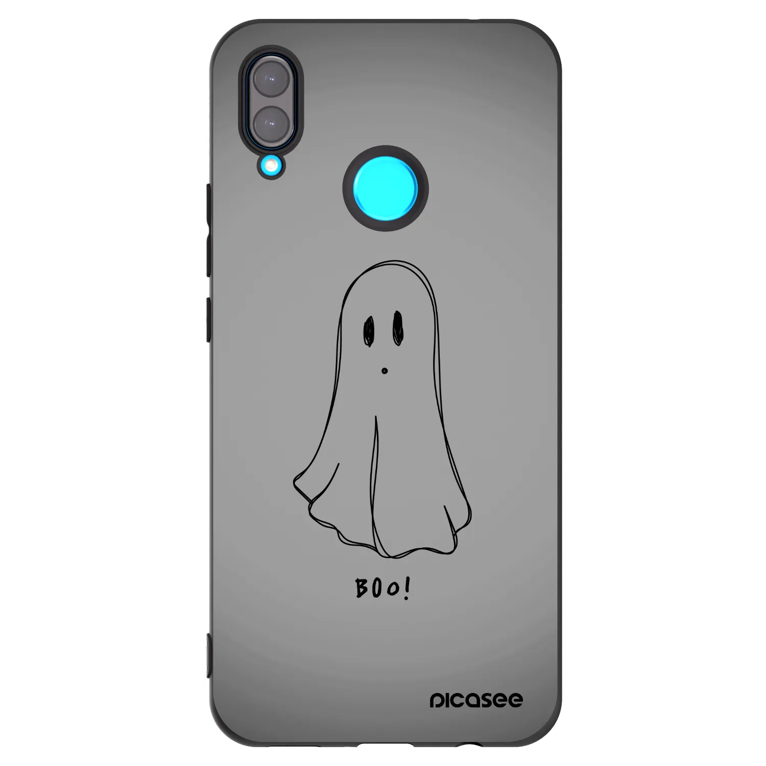 Picasee Huawei Nova 3i Hülle - Schwarzes Silikon - Ghost