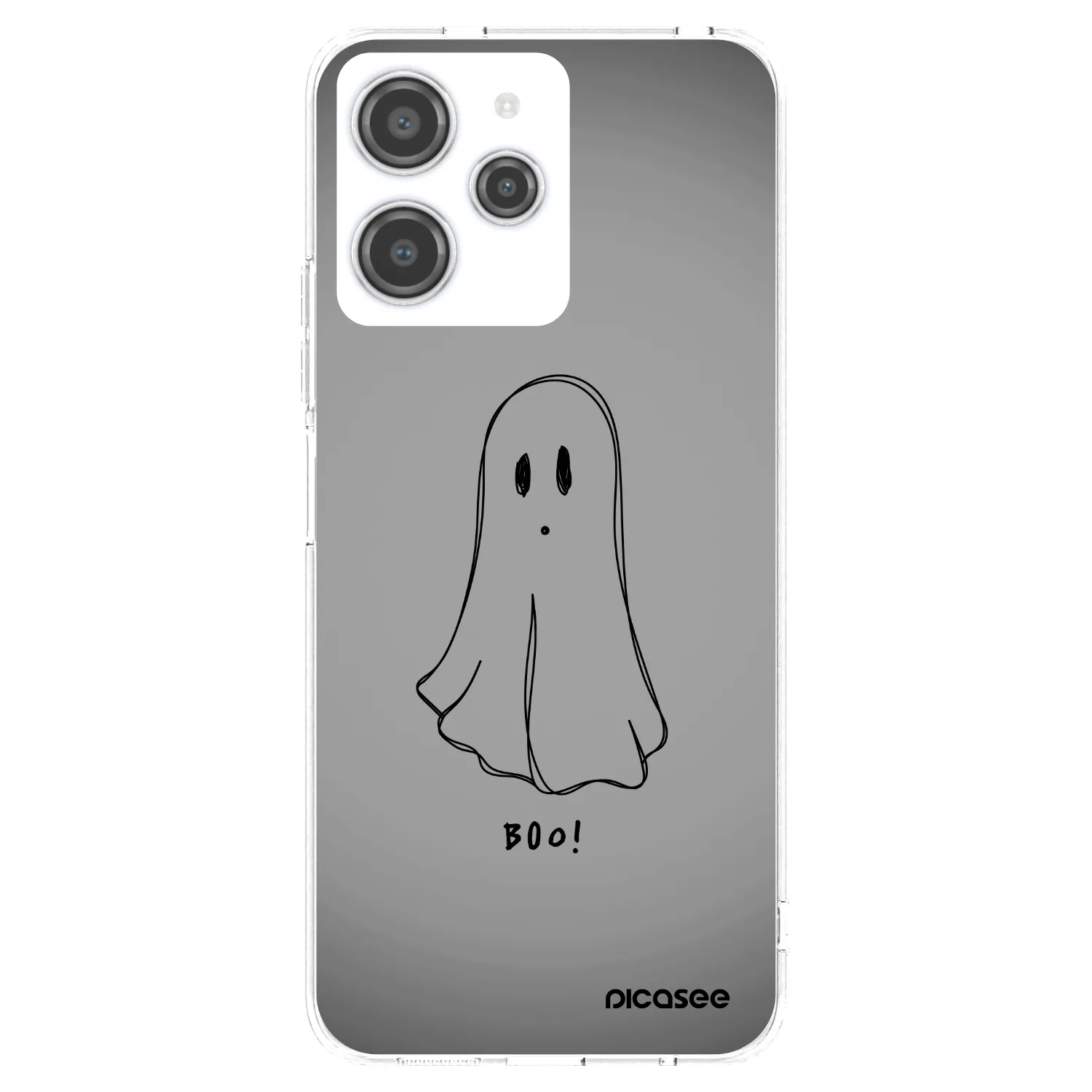 Picasee Xiaomi Redmi 12 4G Hülle - Transparentes Silikon - Ghost