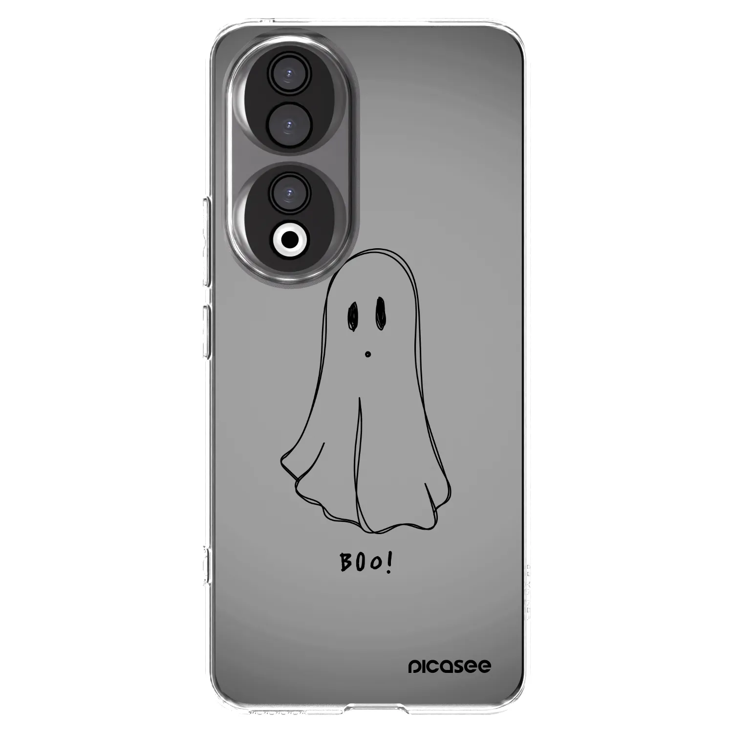 Picasee Honor 90 5G Hülle - Transparentes Silikon - Ghost