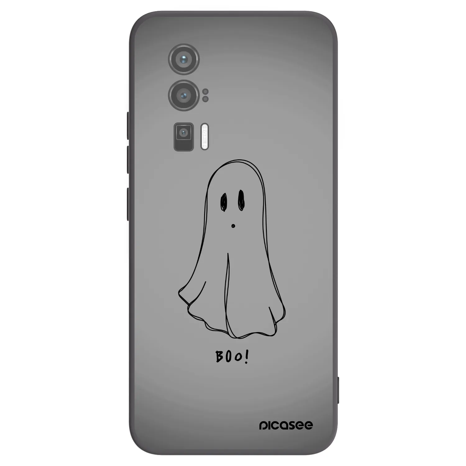 Picasee Xiaomi Poco F5 Pro 5G Hülle - Schwarzes Silikon - Ghost