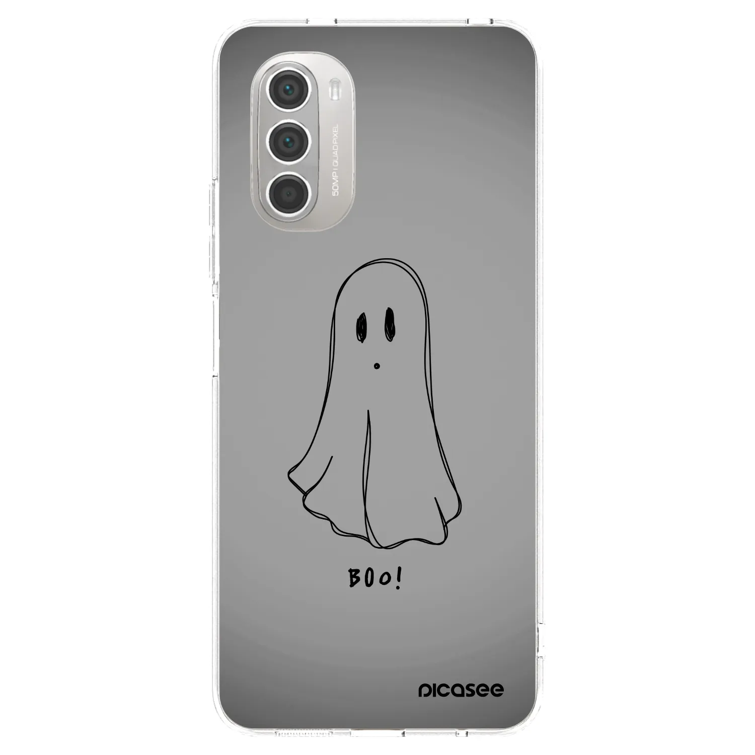 Picasee Motorola Moto G51 Hülle - Transparentes Silikon - Ghost