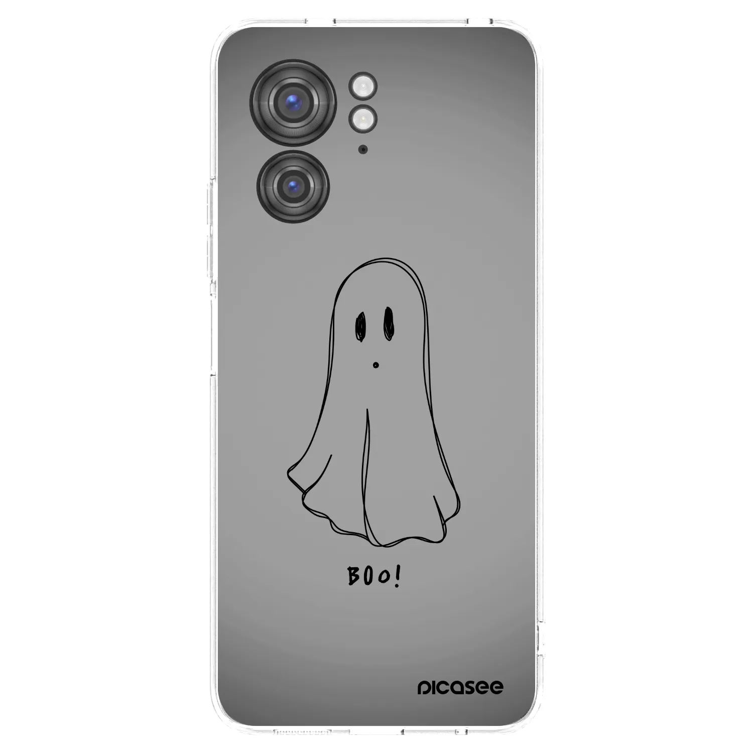 Picasee Motorola Edge 40 Hülle - Transparentes Silikon - Ghost