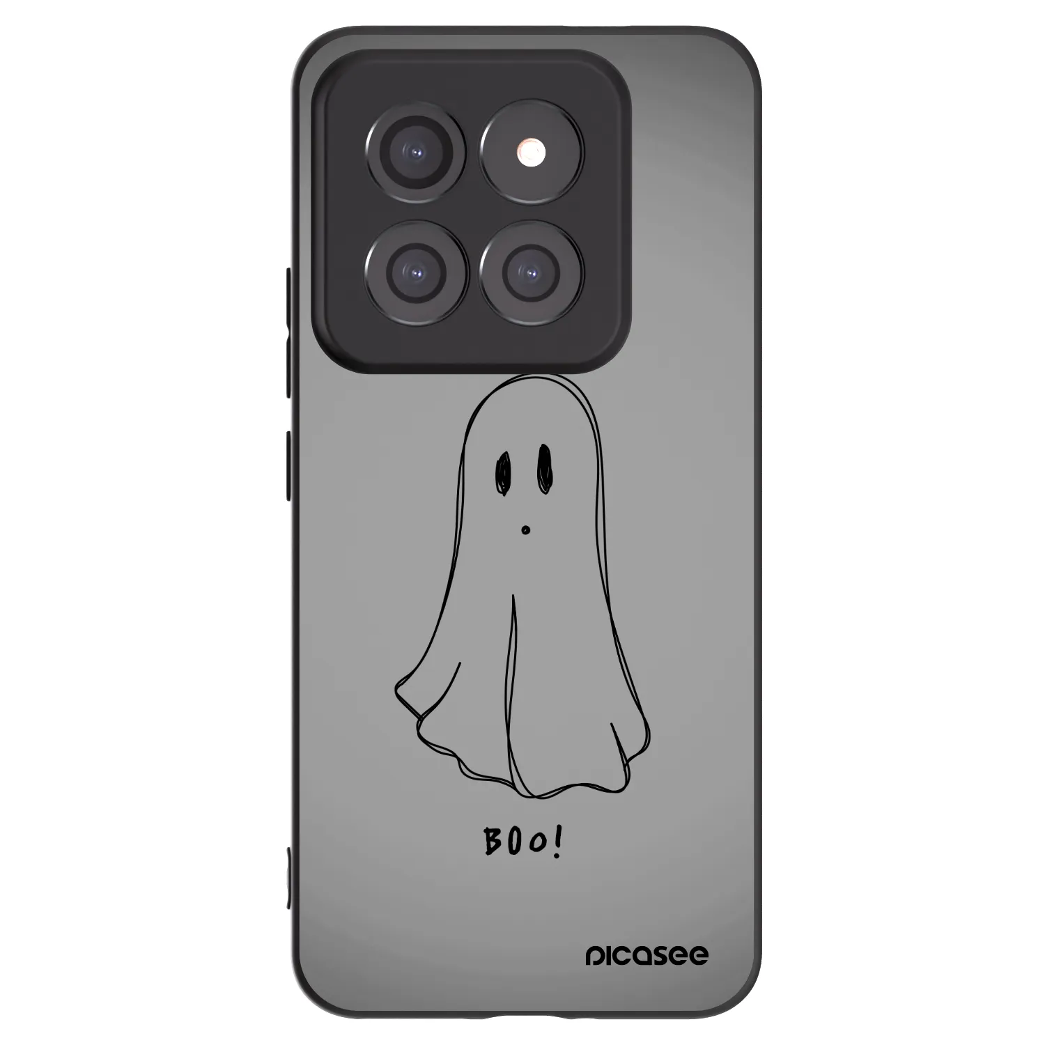 Picasee Xiaomi 14 Pro Hülle - Schwarzes Silikon - Ghost