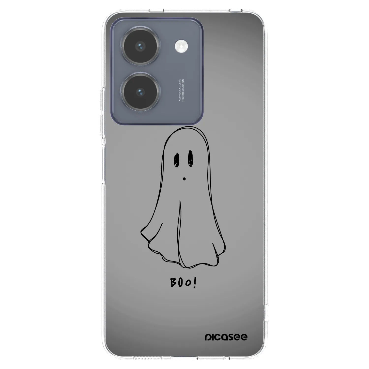 Picasee Vivo Y36 4G Hülle - Transparentes Silikon - Ghost