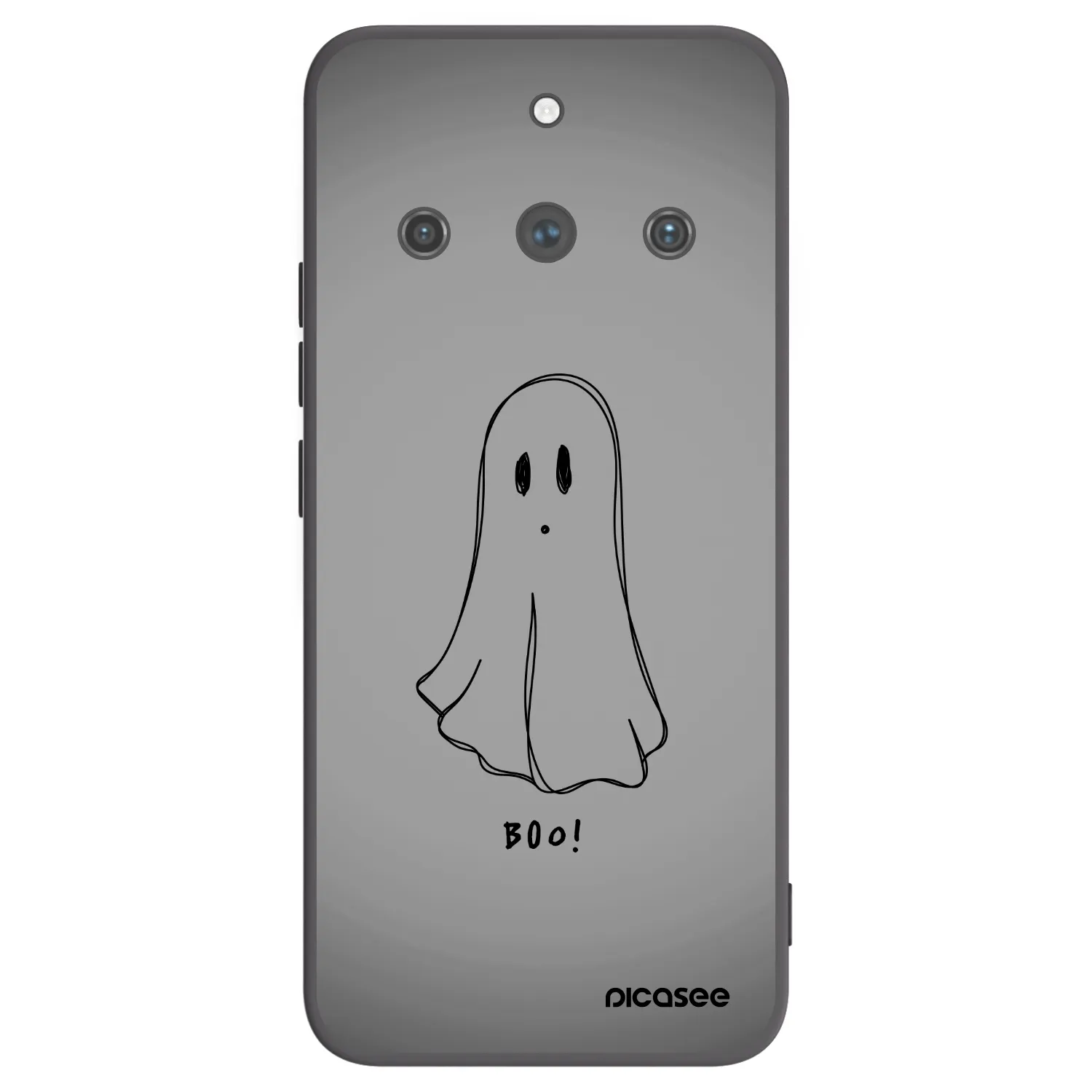 Picasee Realme 11 Pro+ Hülle - Schwarzes Silikon - Ghost