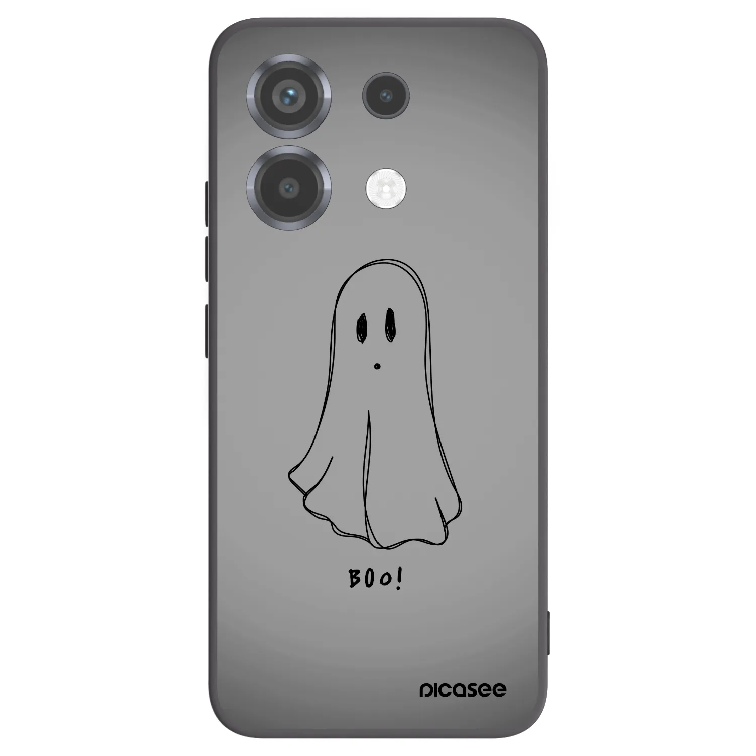 Picasee Xiaomi Poco X6 Hülle - Schwarzes Silikon - Ghost