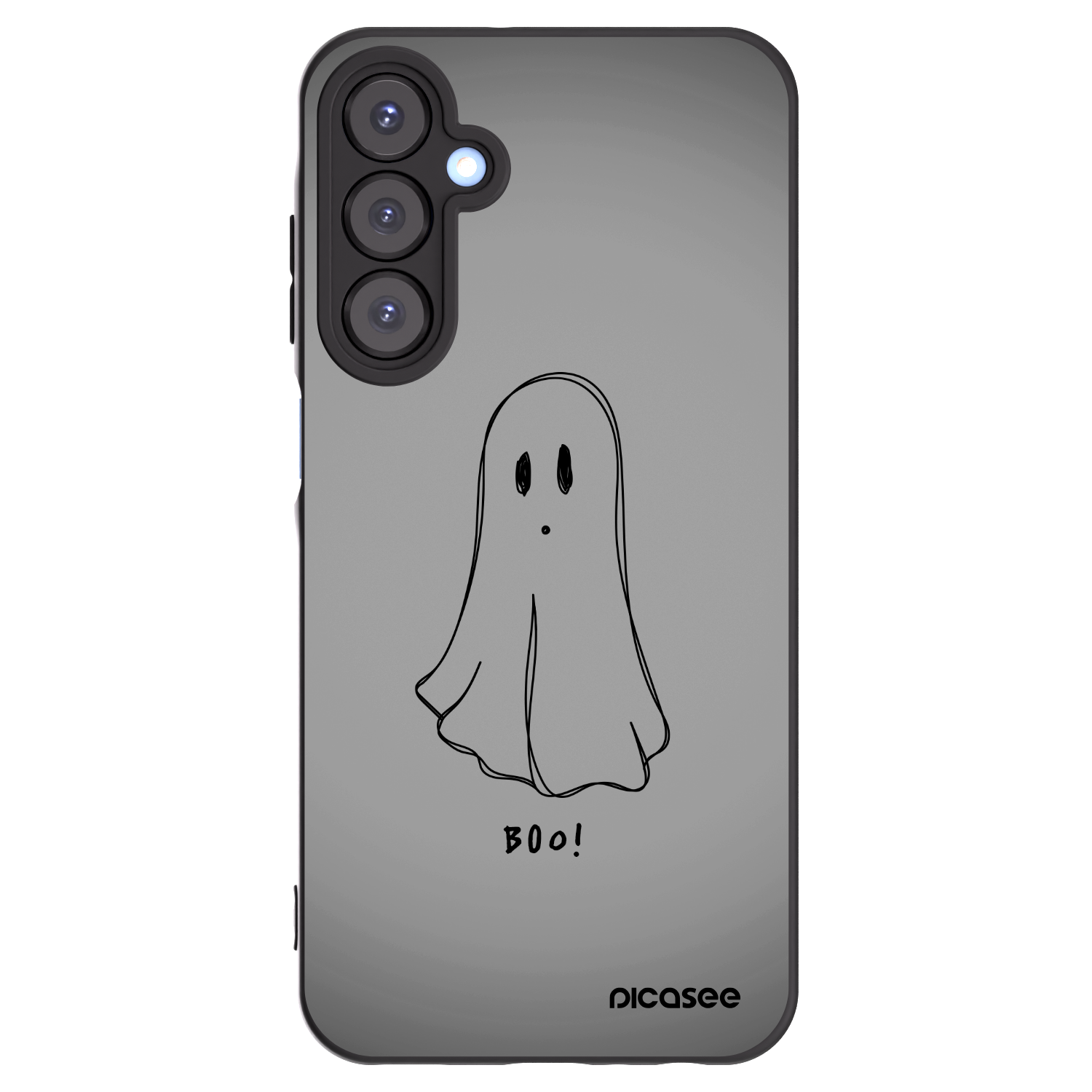 Picasee Samsung Galaxy A25 A256B 5G Hülle - Schwarzes Silikon - Ghost