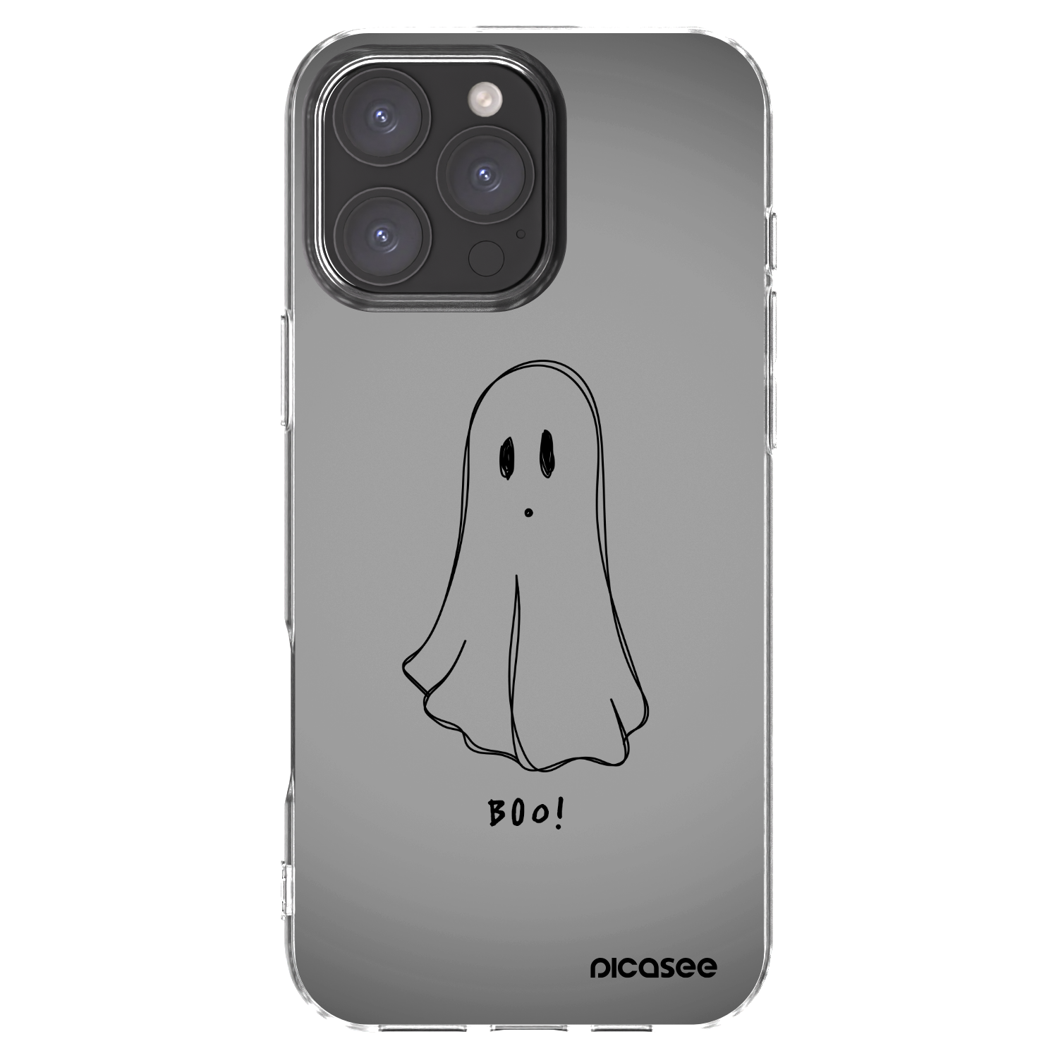 Picasee Apple iPhone 16 Pro Max Hülle - Transparentes Silikon - Ghost