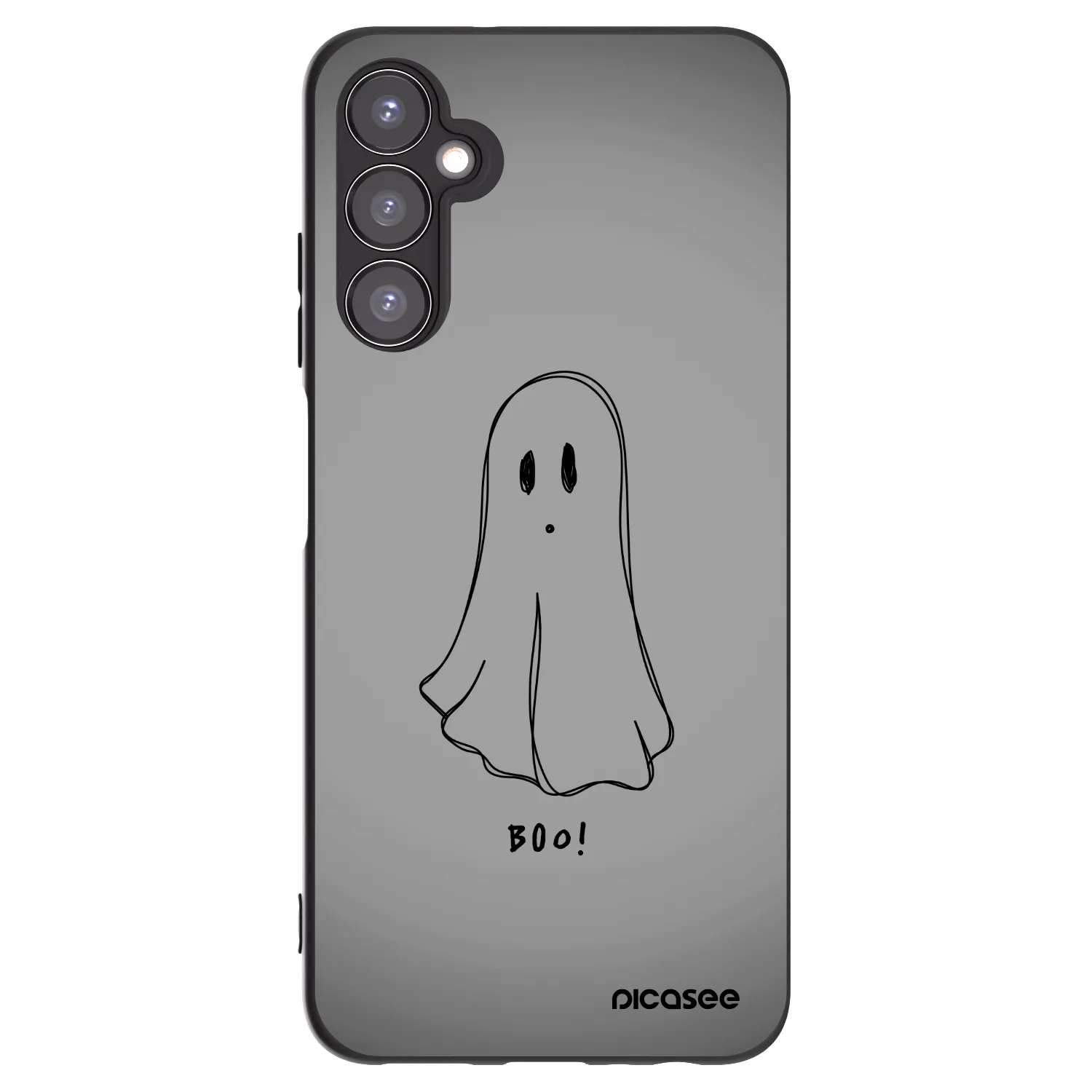 Picasee Samsung Galaxy A05s A057G Hülle - Schwarzes Silikon - Ghost