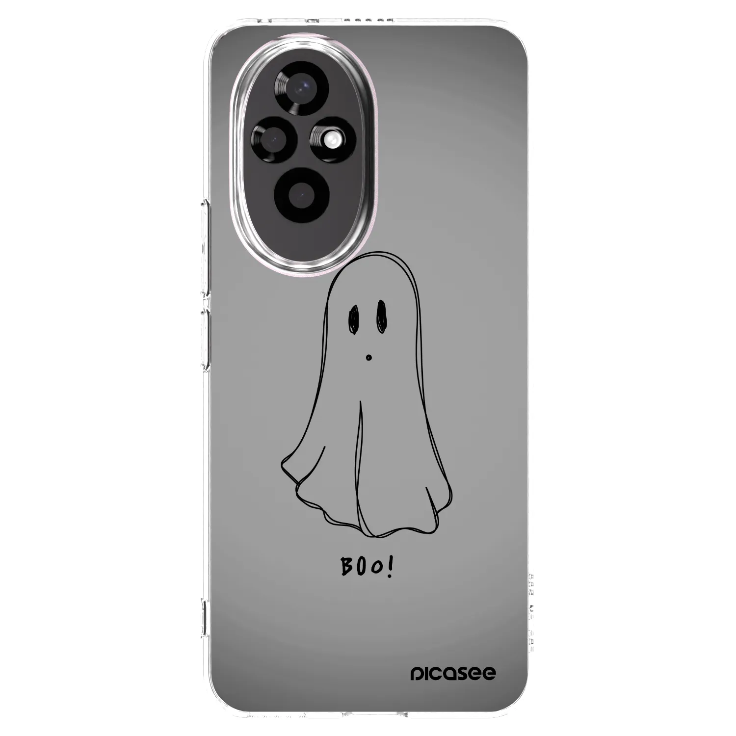 Picasee Honor 200 Pro 5G Hülle - Transparentes Silikon - Ghost