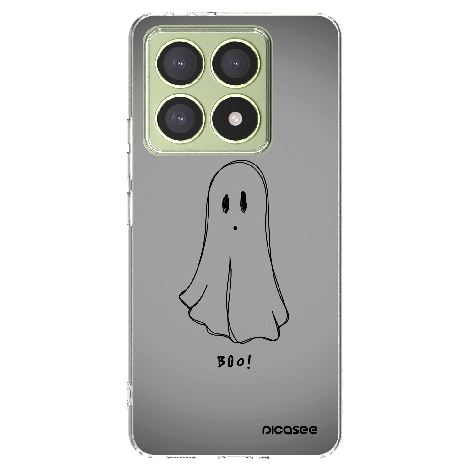 Picasee Xiaomi 14T Hülle - Transparentes Silikon - Ghost
