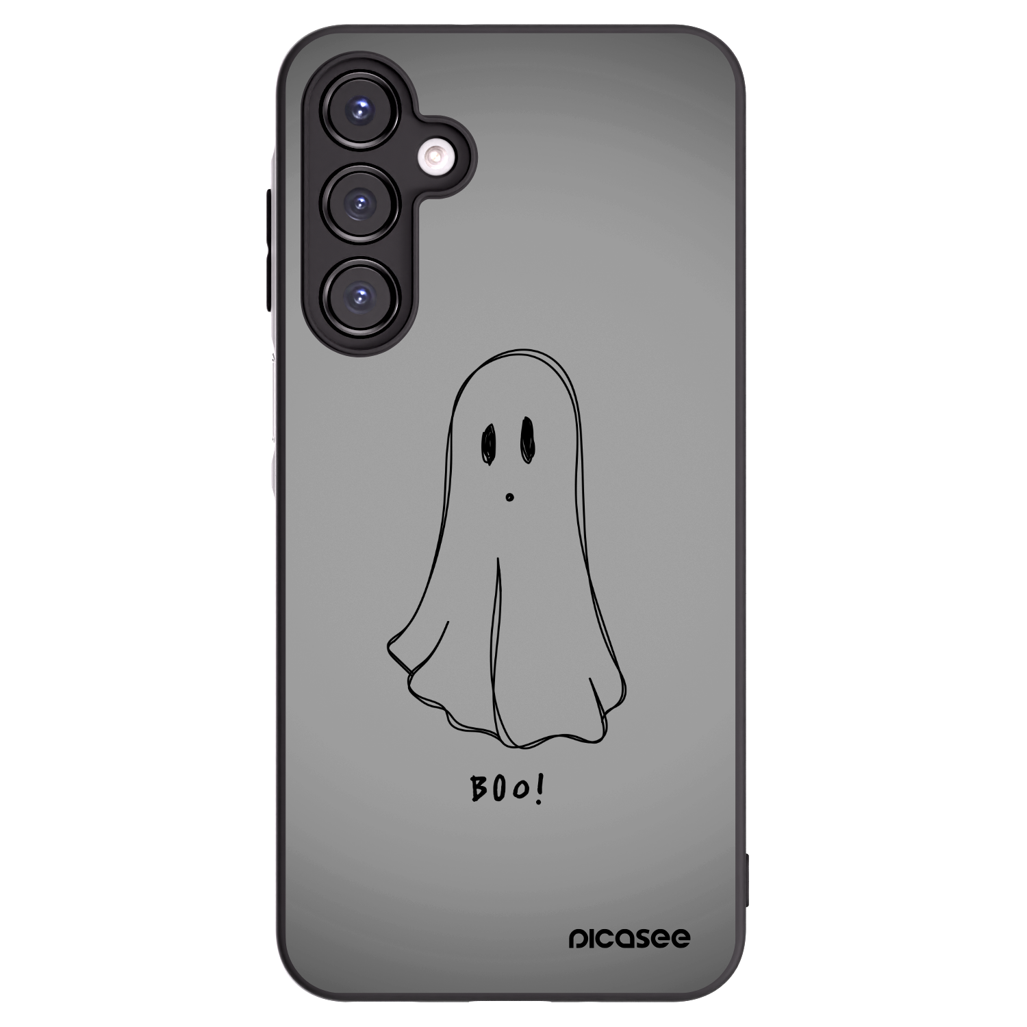 Picasee Samsung Galaxy A16 5G Hülle - Schwarzes Silikon - Ghost