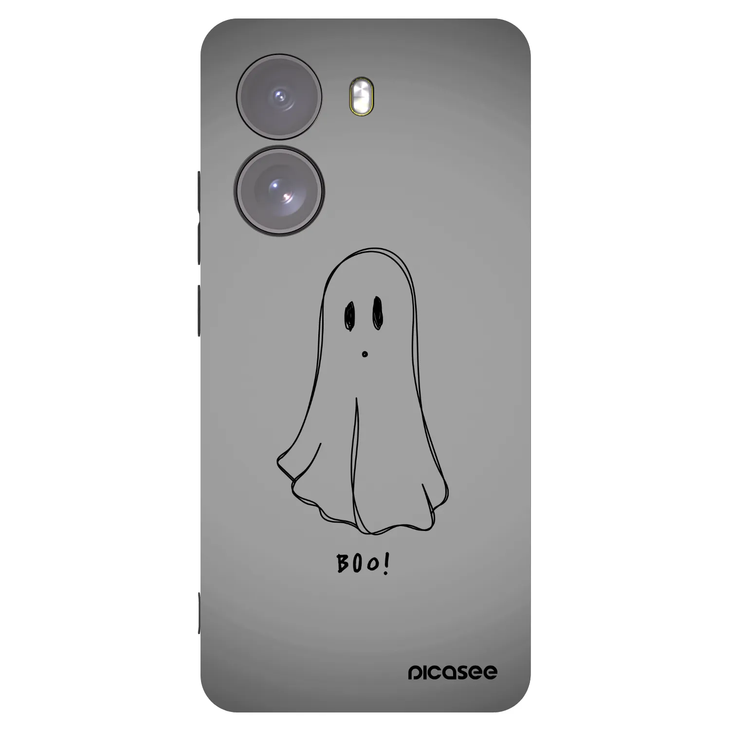 Picasee Xiaomi Poco X7 Hülle - Schwarzes Silikon - Ghost