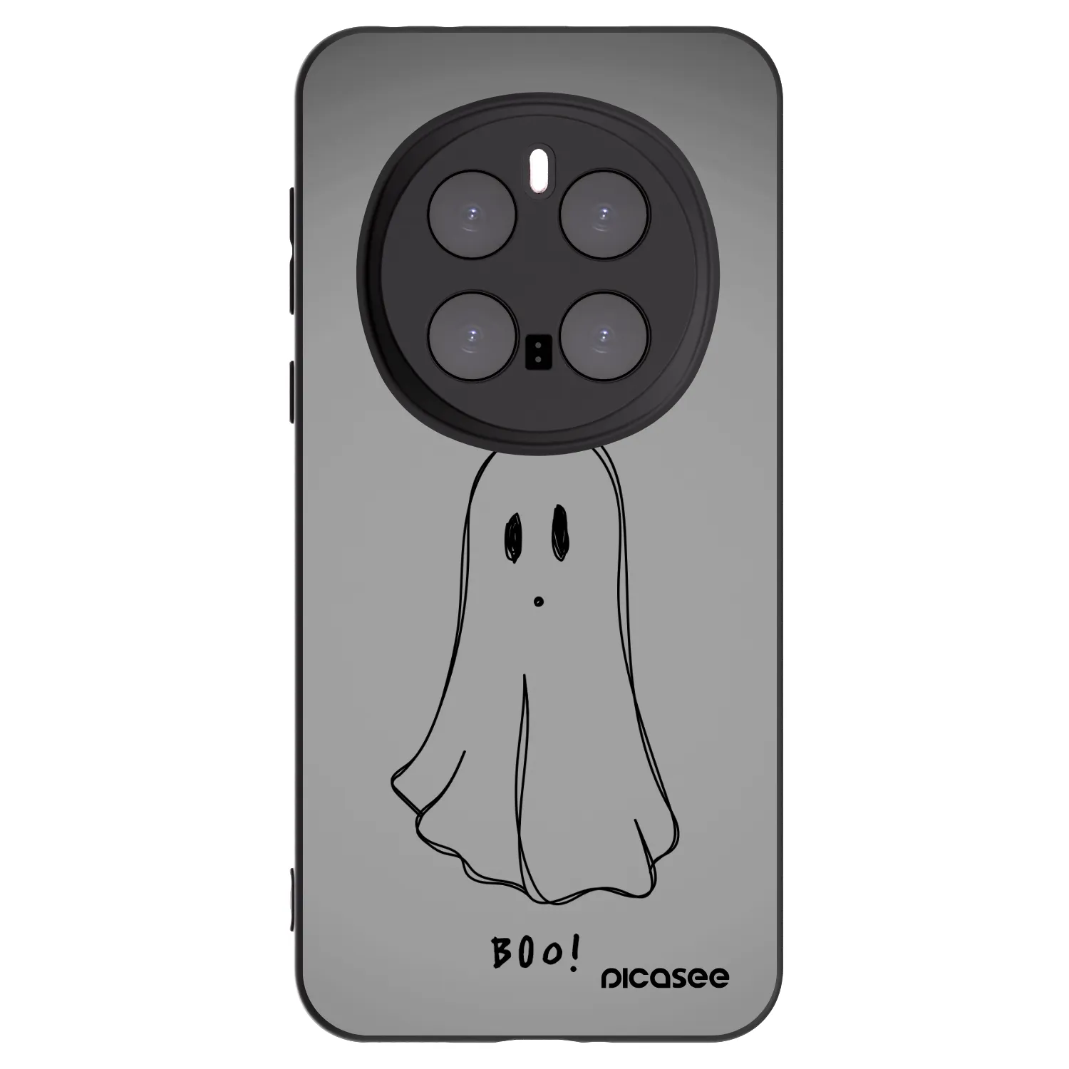 Picasee Honor Magic7 Pro 5G Hülle - Schwarzes Silikon - Ghost