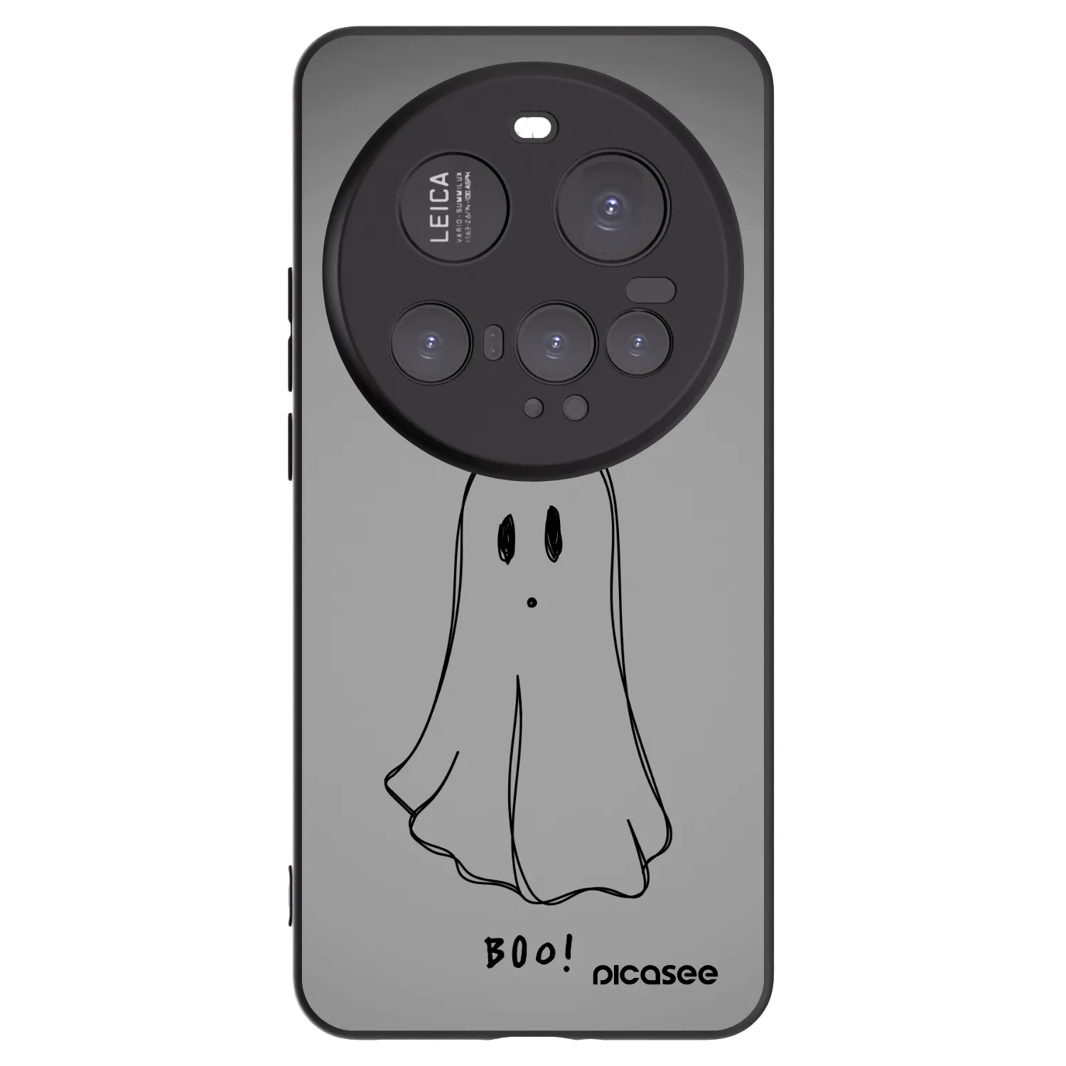 Picasee Xiaomi 15 Ultra Hülle - Schwarzes Silikon - Ghost