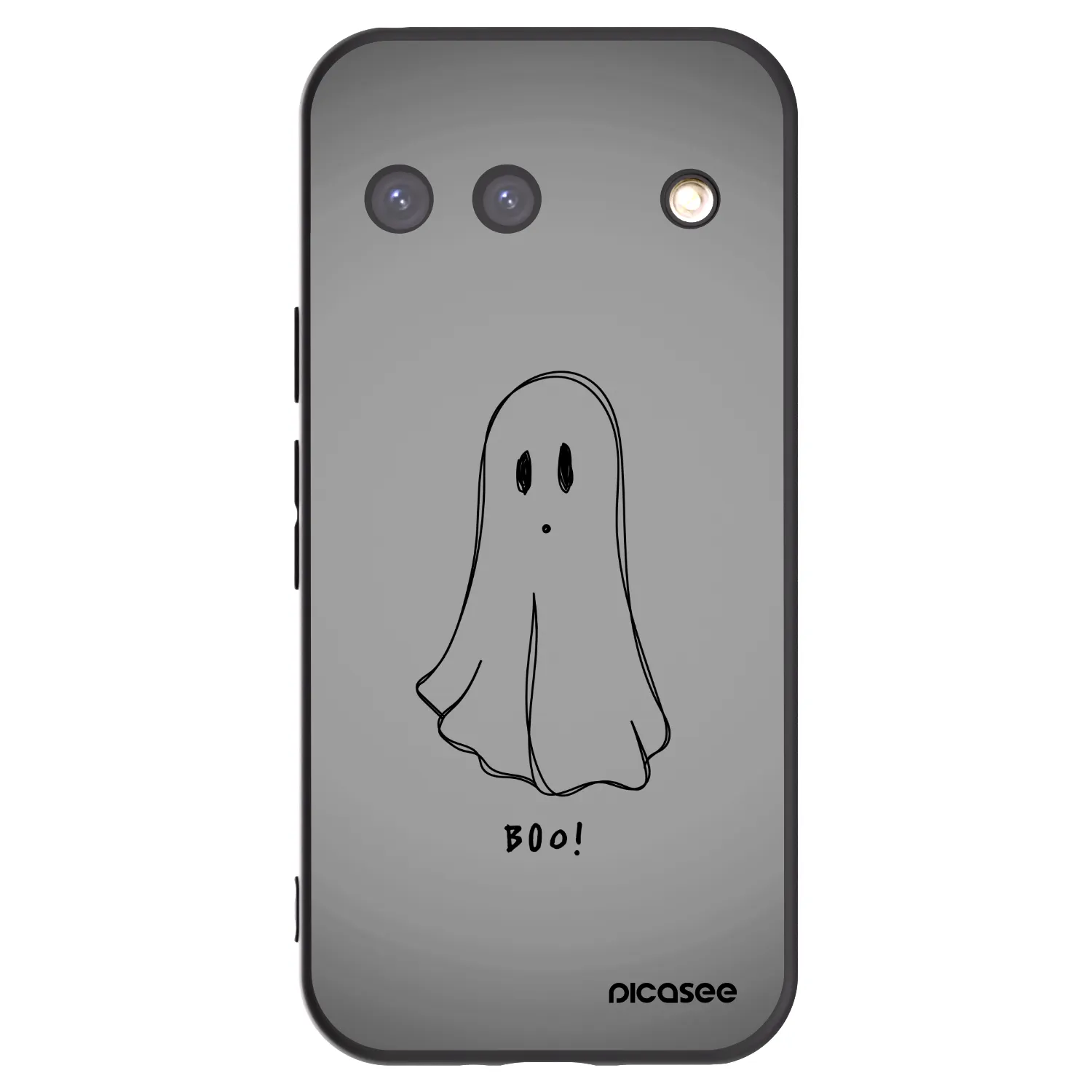 Picasee Google Pixel 9 Hülle - Schwarzes Silikon - Ghost