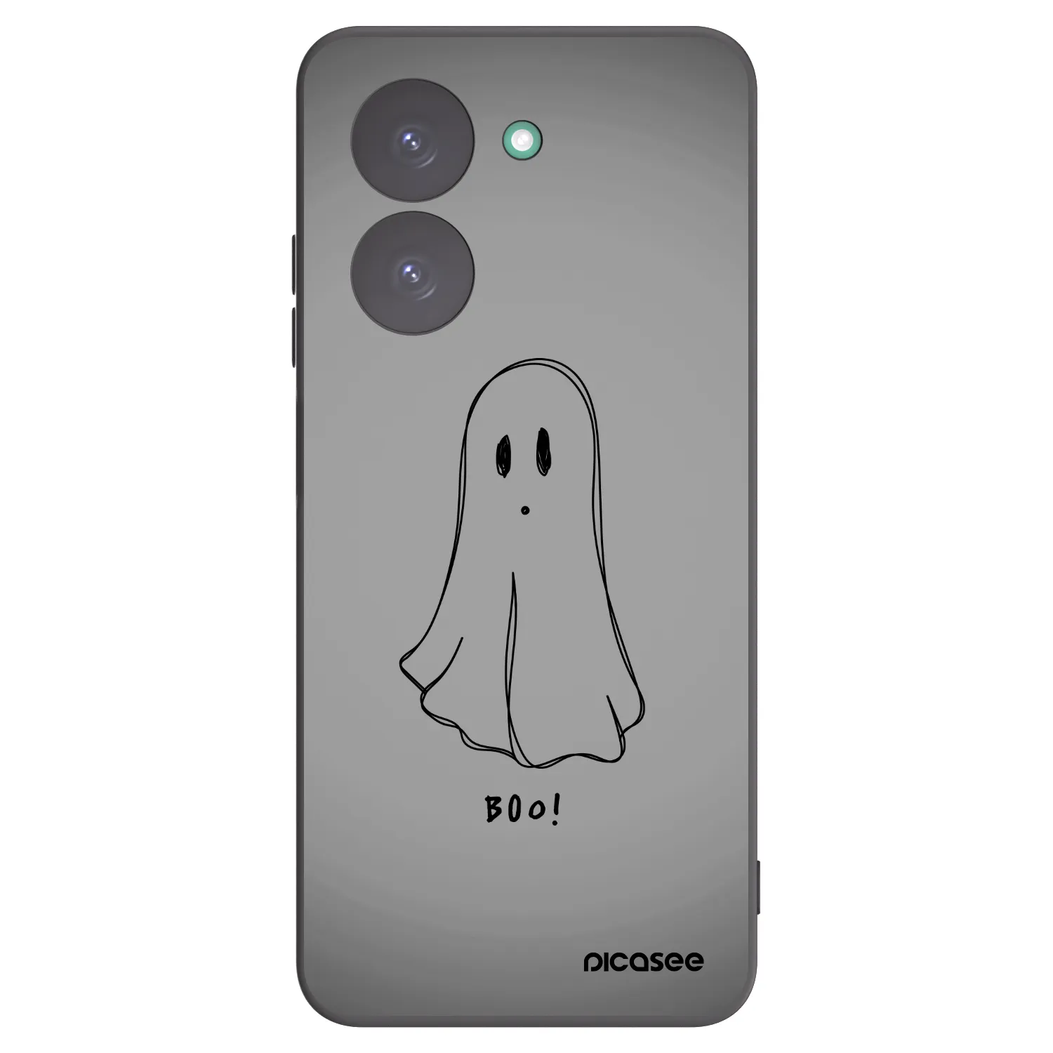 Picasee Xiaomi Redmi A5 Hülle - Schwarzes Silikon - Ghost