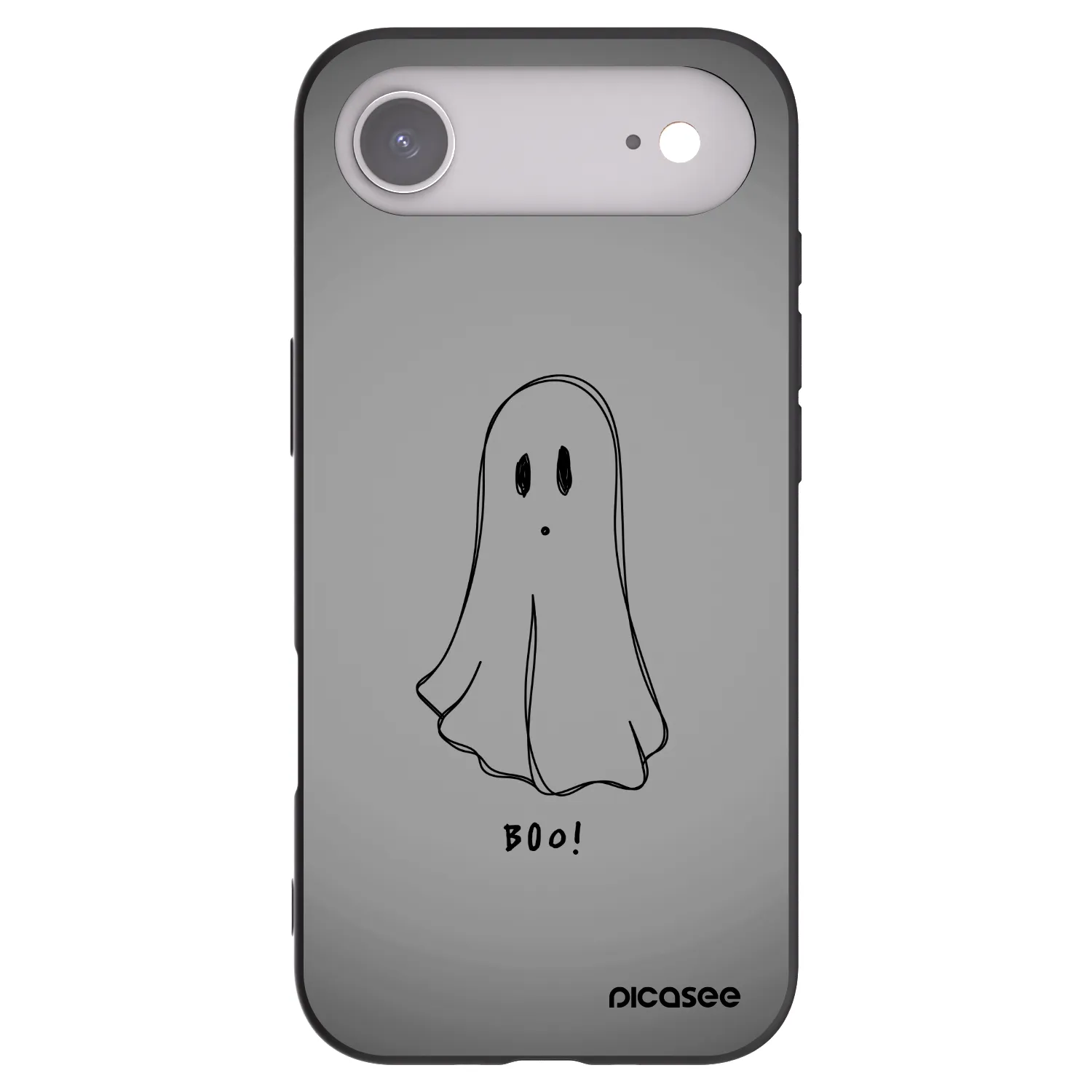 Picasee Apple iPhone Air Hülle - Schwarzes Silikon - Ghost