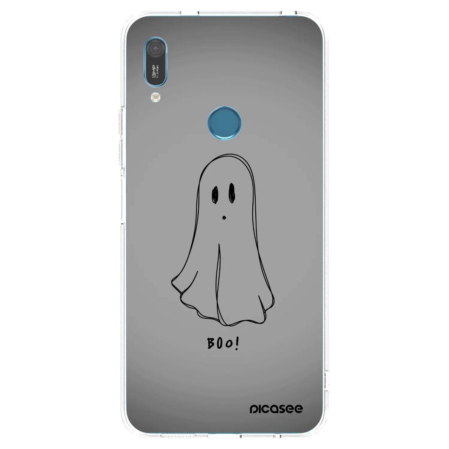 Picasee Huawei Y6 2019 Hülle - Transparentes Silikon - Ghost