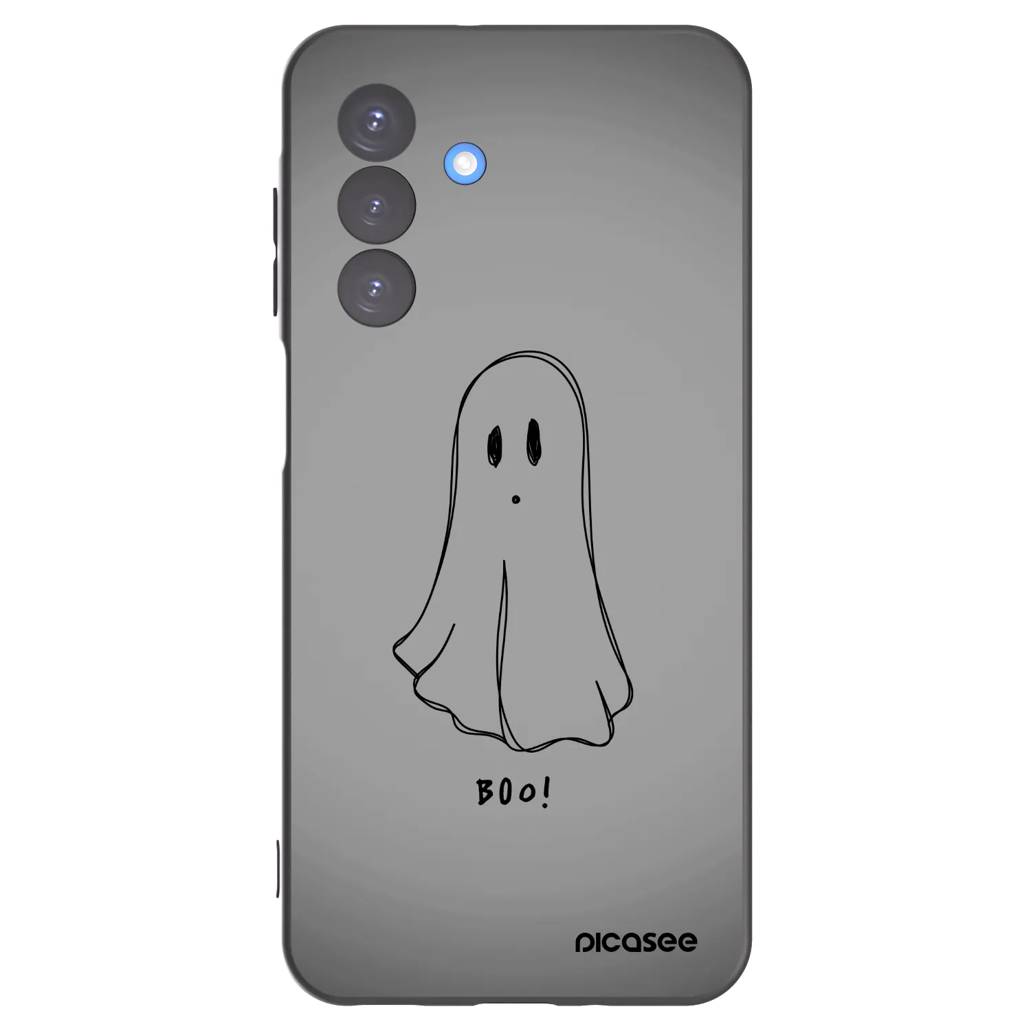 Picasee Samsung Galaxy A17 5G Hülle - Schwarzes Silikon - Ghost