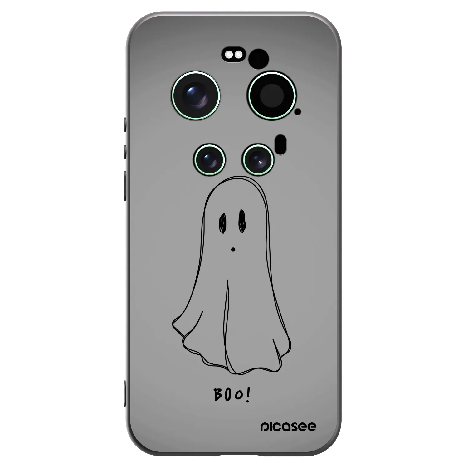 Picasee Xiaomi 17 Ultra Hülle - Schwarzes Silikon - Ghost