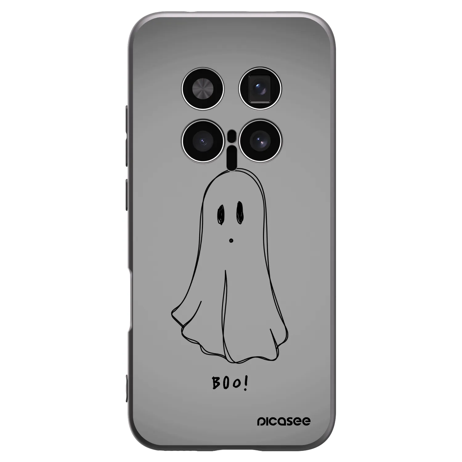 Picasee Honor Magic8 Pro 5G Hülle - Schwarzes Silikon - Ghost