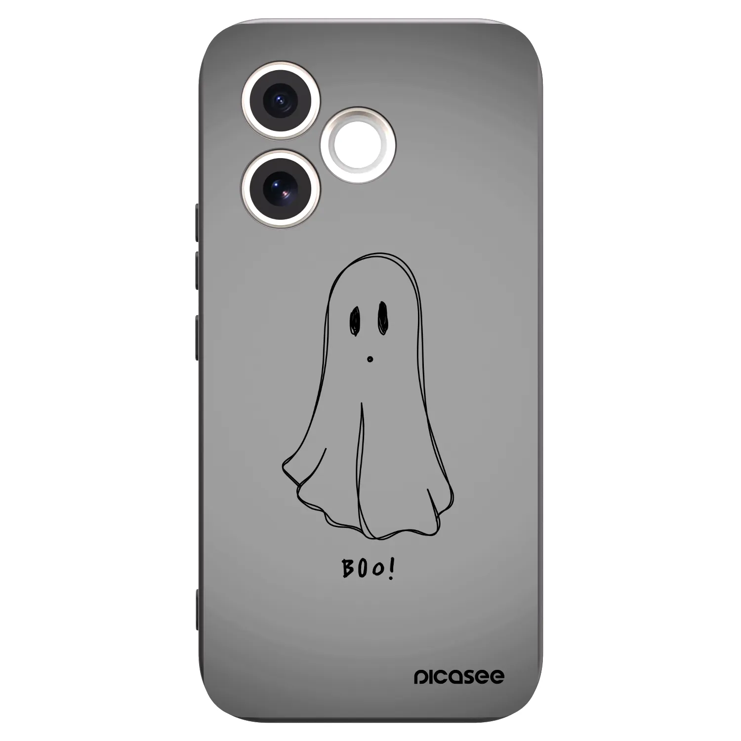 Picasee Honor 600 Lite Hülle - Schwarzes Silikon - Ghost