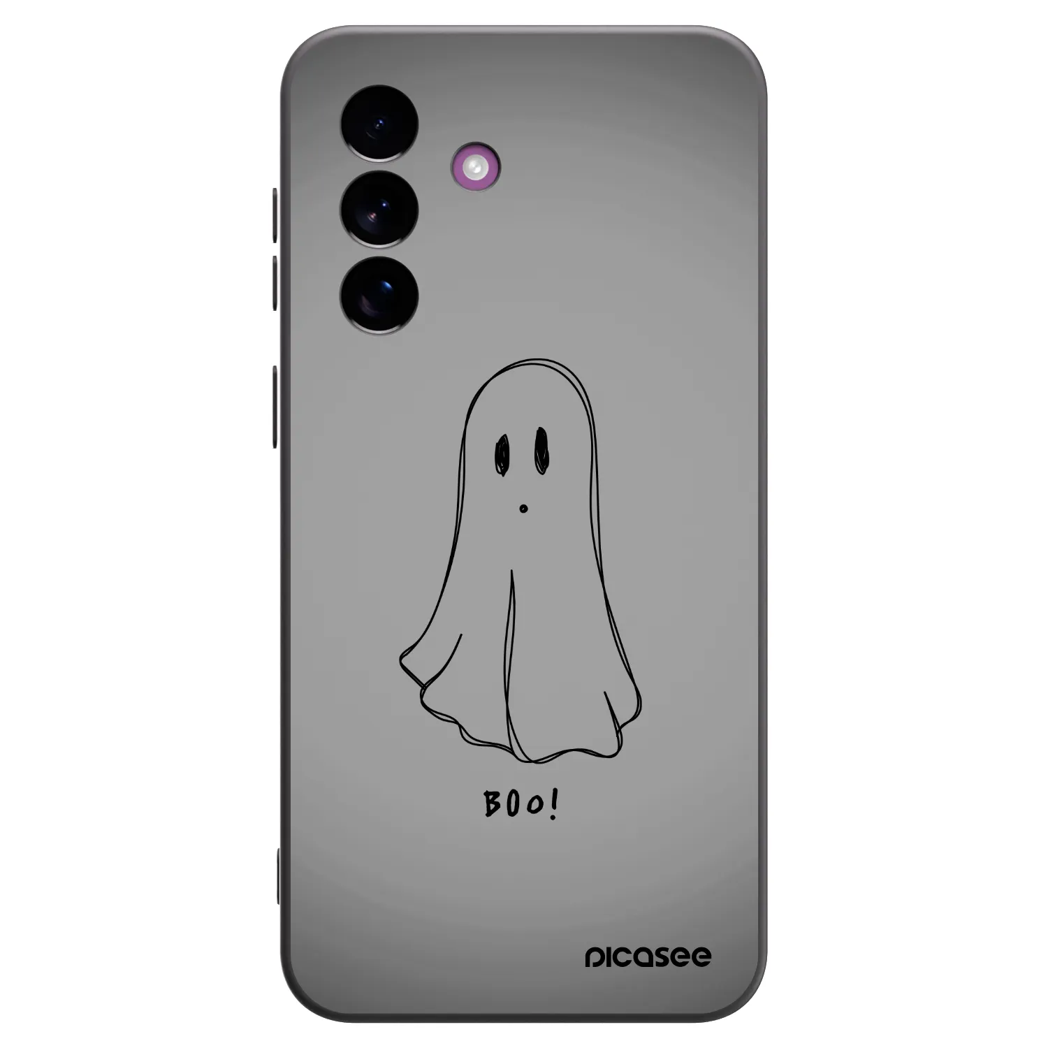 Picasee Samsung Galaxy A37 Hülle - Schwarzes Silikon - Ghost