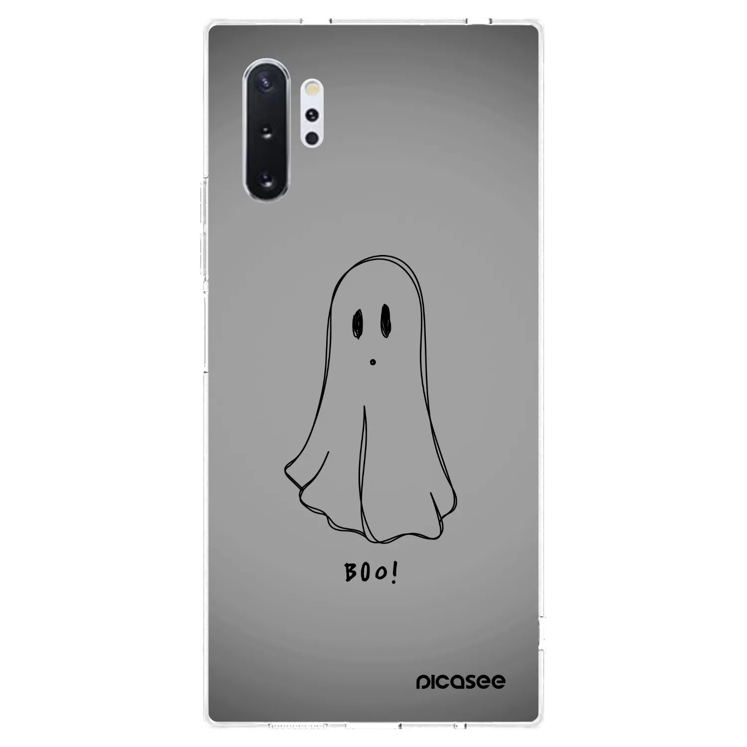 Picasee Samsung Galaxy Note 10+ N975F Hülle - Transparentes Silikon - Ghost