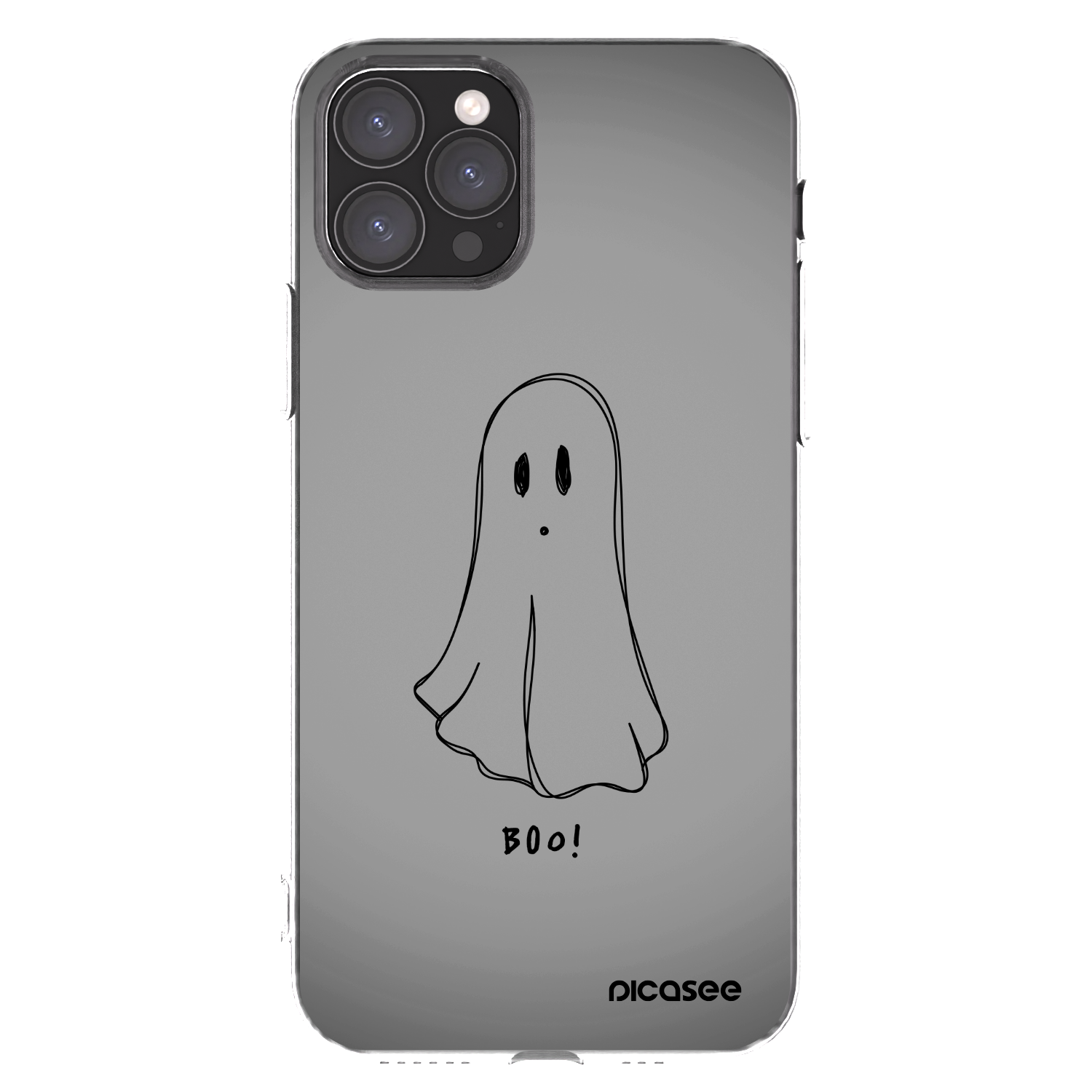 Picasee Apple iPhone 11 Pro Hülle - Transparentes Silikon - Ghost