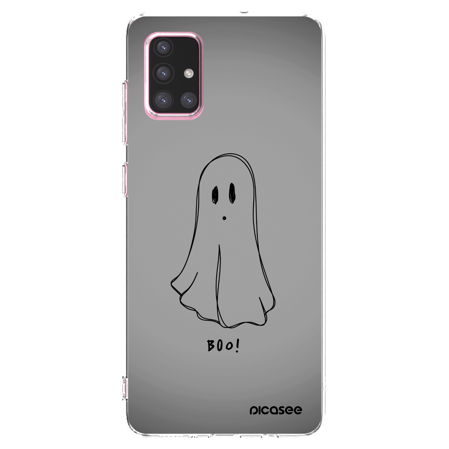 Picasee Samsung Galaxy A71 A715F Hülle - Transparentes Silikon - Ghost