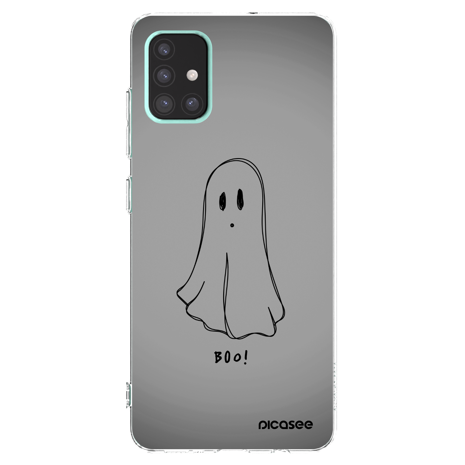 Picasee Samsung Galaxy A51 A515F Hülle - Transparentes Silikon - Ghost