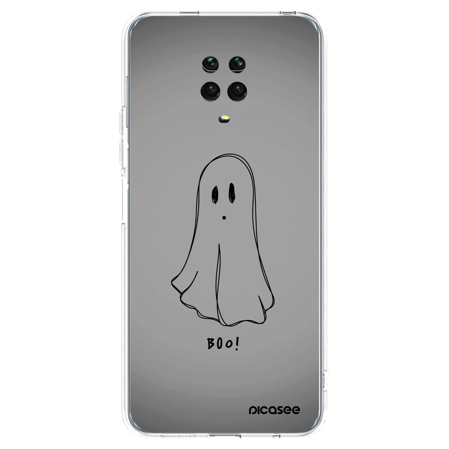 Picasee Xiaomi Redmi Note 9 Pro Hülle - Transparentes Silikon - Ghost