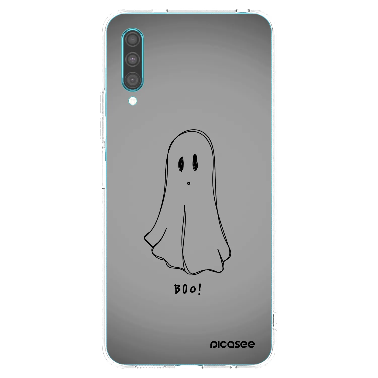 Picasee Samsung Galaxy A30s A307F Hülle - Transparentes Silikon - Ghost